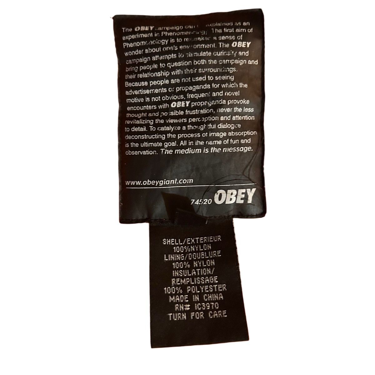 Obey × Vintage Vintage Green Bomber Jacket from OBEY Size US XL / EU 56 / 4 - 6 Thumbnail