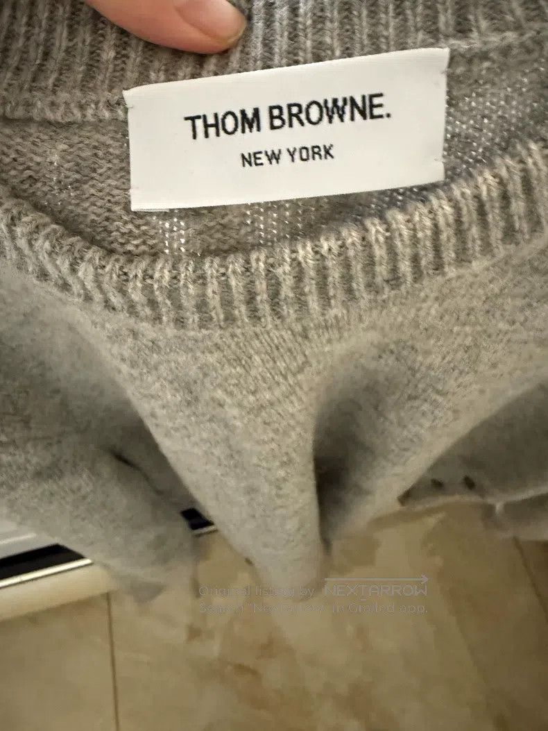 Thom Browne Thom Browne Full wool sweater Size US XL / EU 56 / 4 - 3 Thumbnail