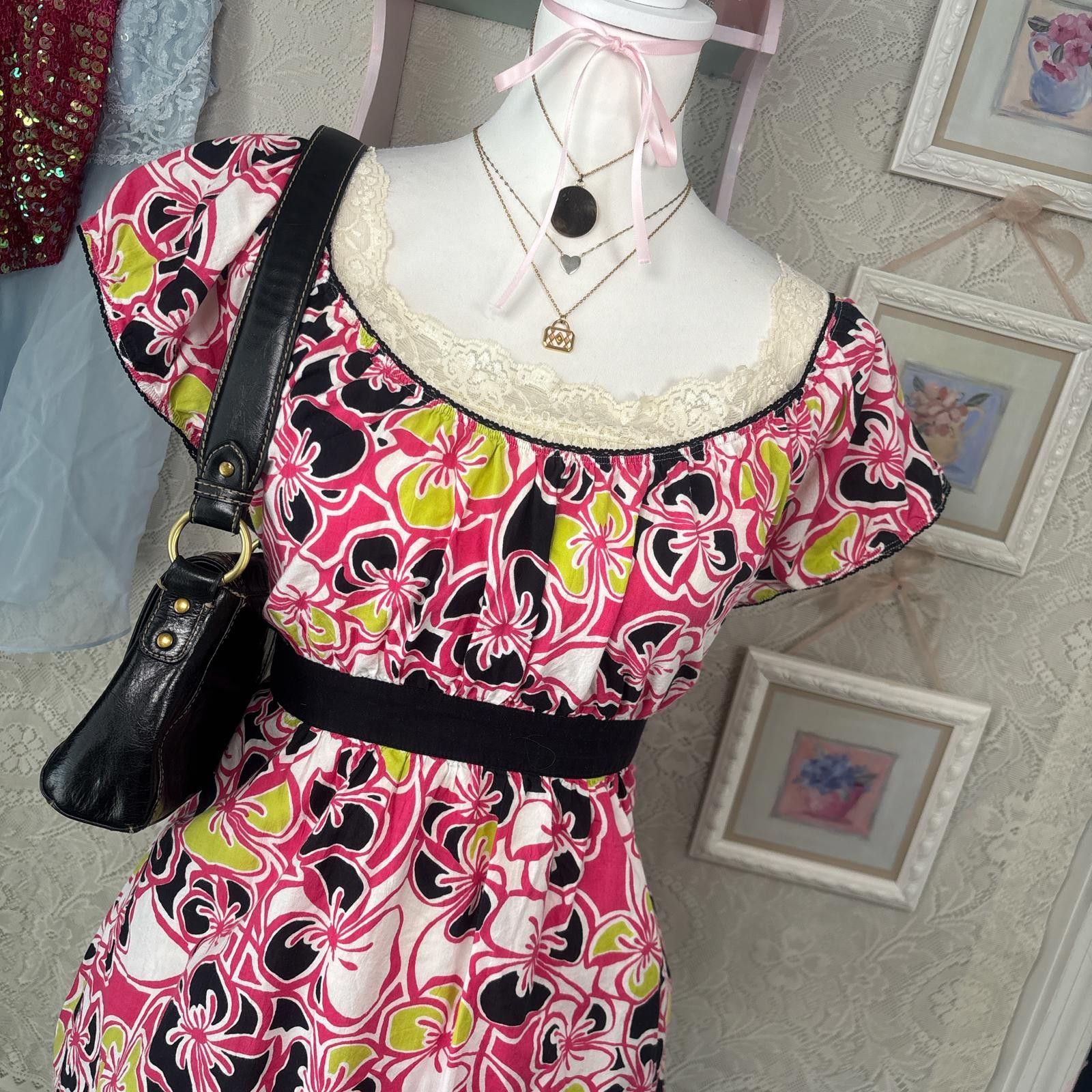 Other y2k tie back fitted pink blouse Size XL / US 12-14 / IT 48-50 - 4 Thumbnail