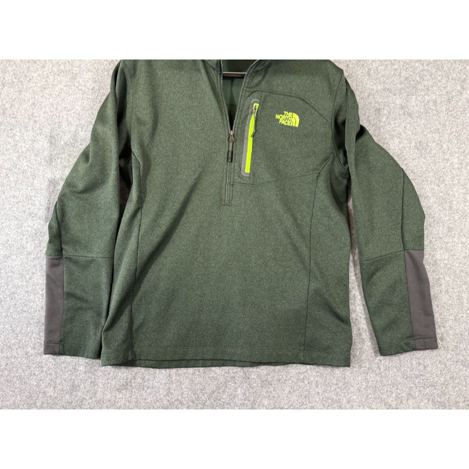 The North Face The North Face Jacket Mens L Green Fleece 1/2 Zip Pullover Stand Up Neck Size US L / EU 52-54 / 3 - 4 Thumbnail