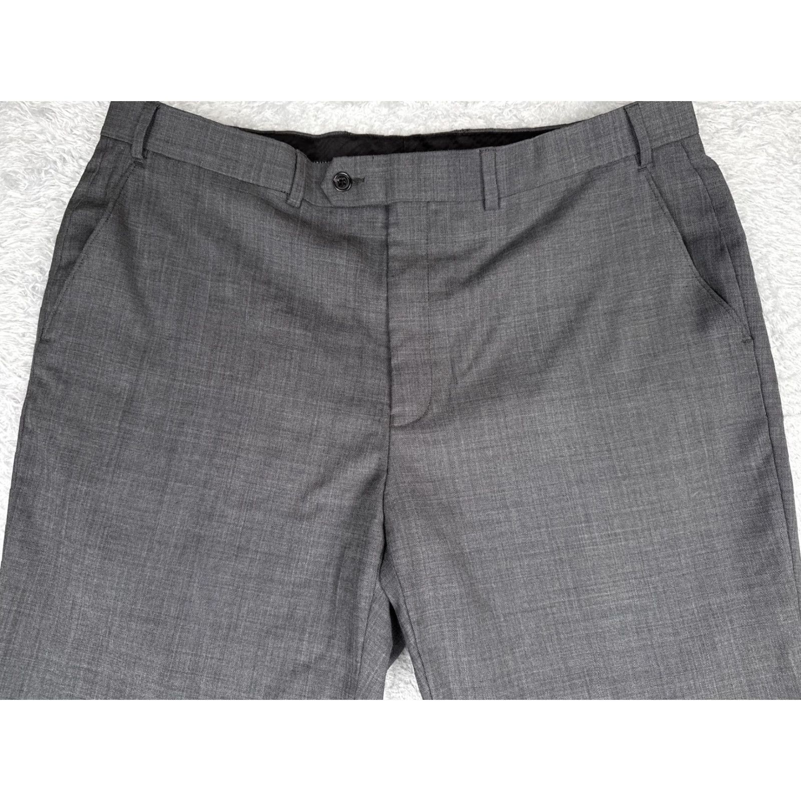 Ralph Lauren Lauren Ralph Lauren Pants Mens 38x32 Gray Wool Blend Dress Flat Front Slacks Size US 38 / EU 54 - 4 Thumbnail