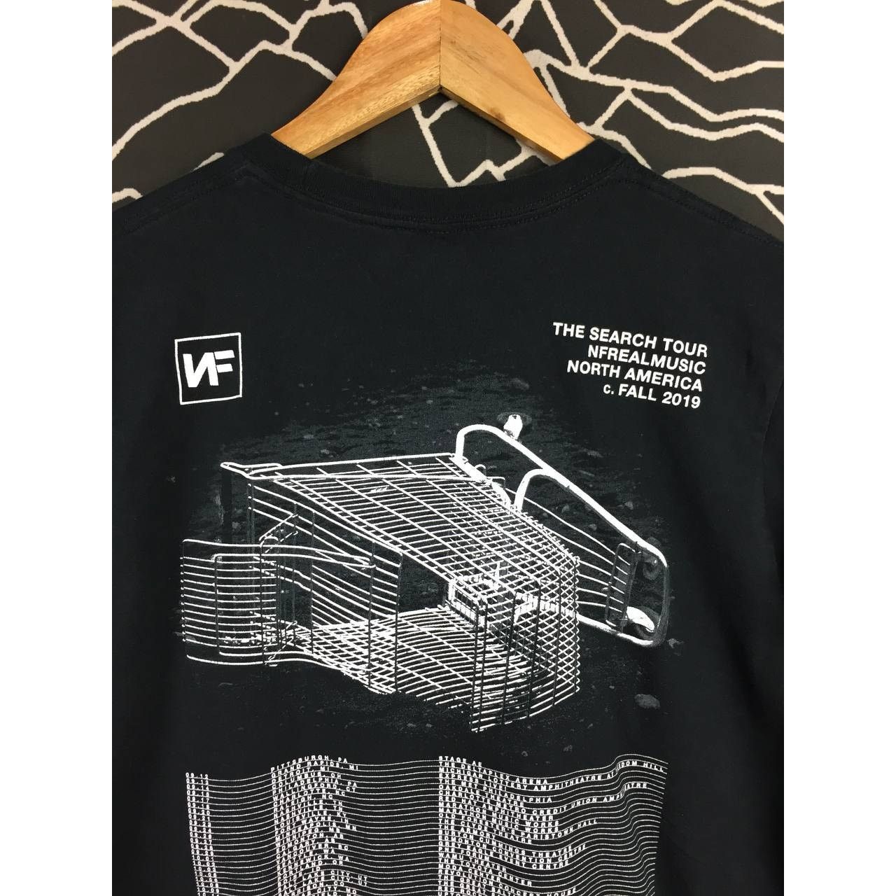 Band Tees × Rap Tees × Vintage NF The Search Tour NFRealMusic North America Hip Hop Rap Tee Size US M / EU 48-50 / 2 - 7 Thumbnail