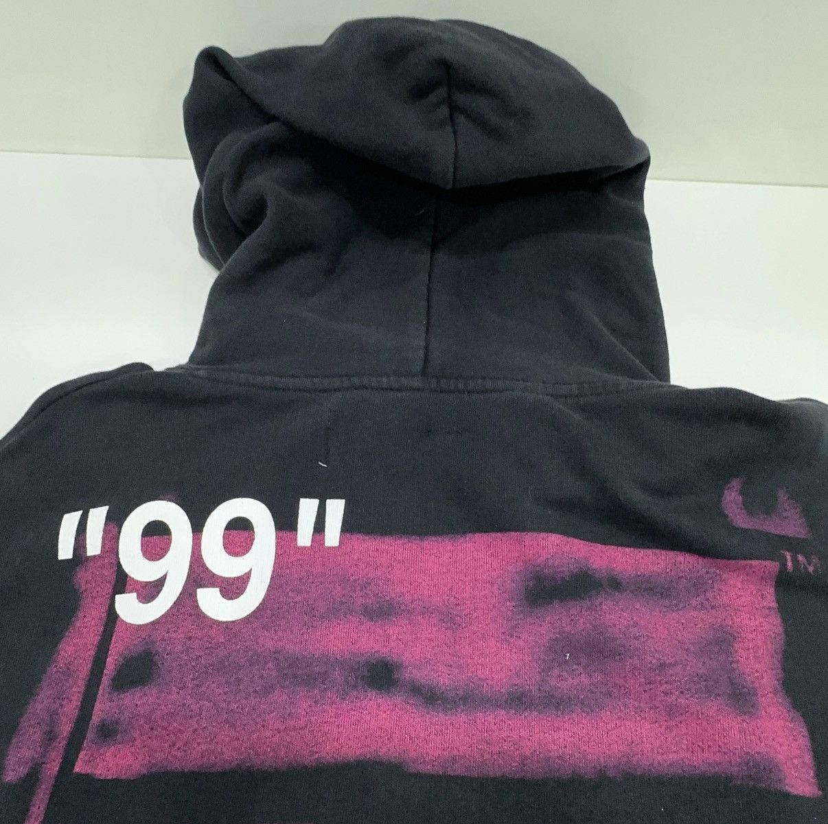 Off-White Off-White SS19 Diag Stencil Hoodie Size US S / EU 44-46 / 1 - 6 Thumbnail