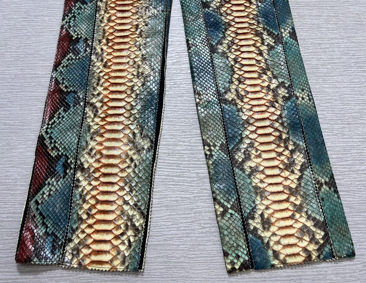 Jean Paul Gaultier Jean Paul Gaultier - S/S 2007 - Phyton Snake Skin Trousers Size US 30 / EU 46 - 10 Thumbnail