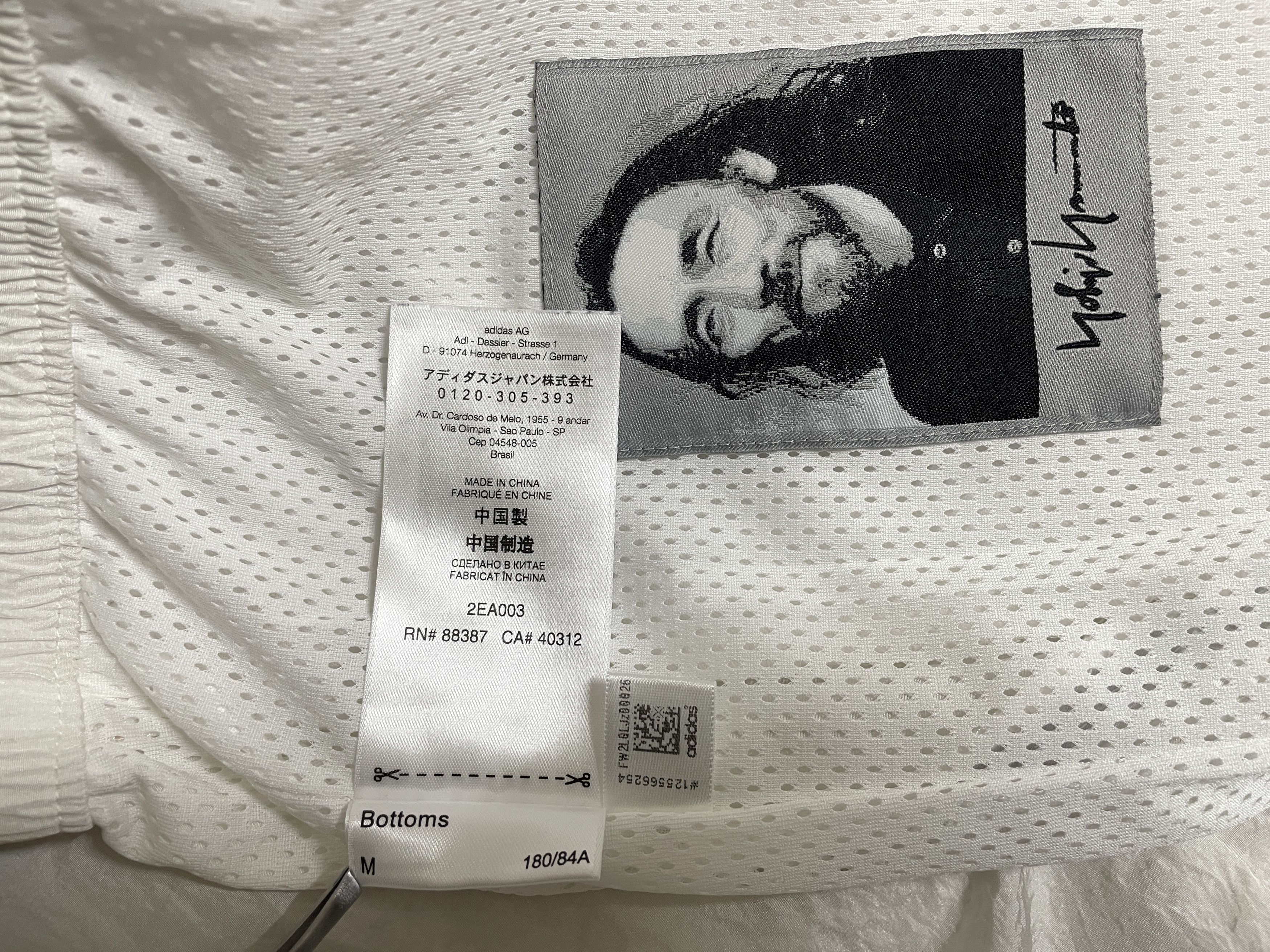 Yohji Yamamoto Yohji Yamamoto x Adidas 20AW "YY" Signature Logo Windbreaker Size US XL / EU 56 / 4 - 12 Thumbnail