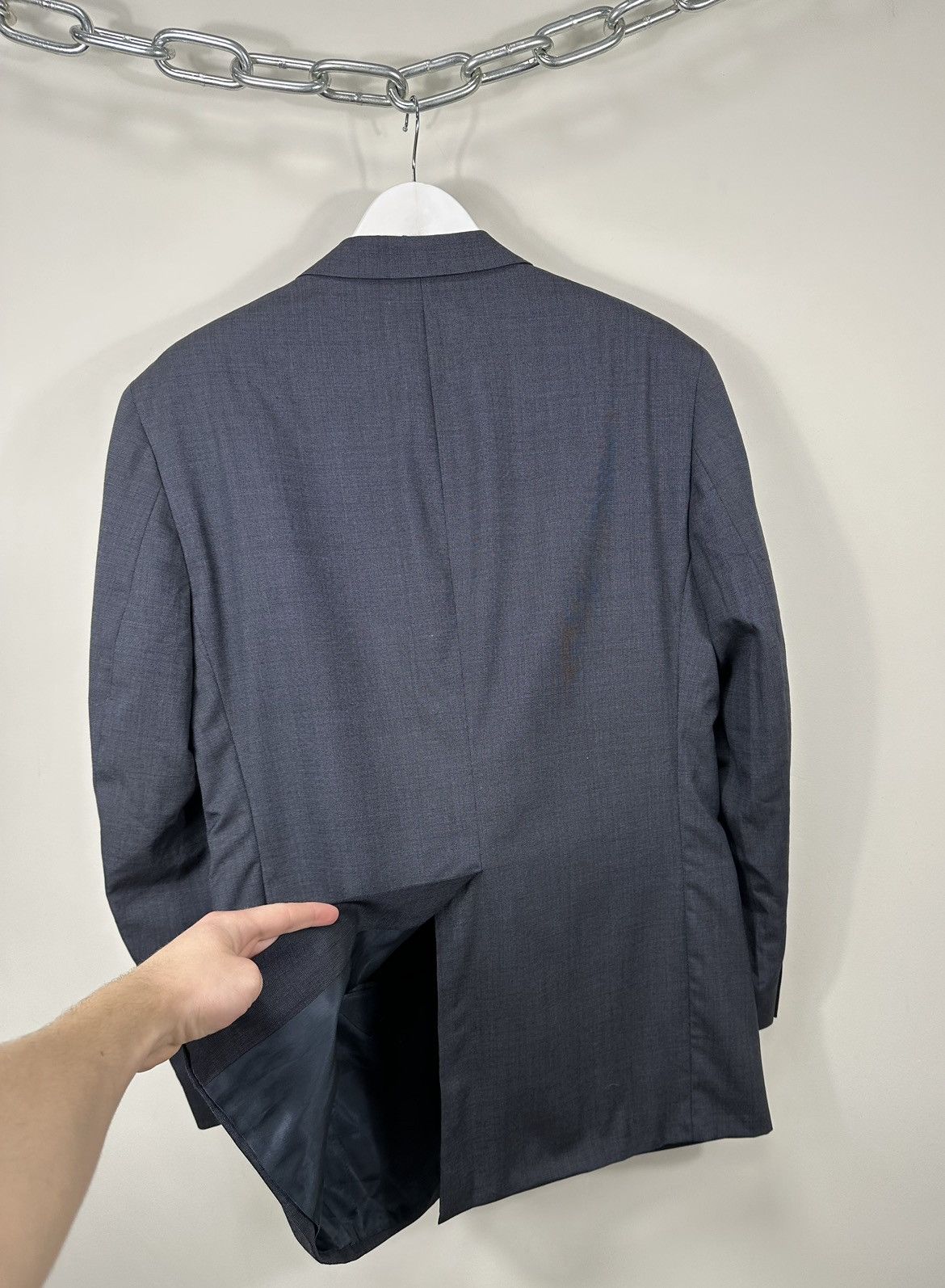 Burberry Vintage Burberry Luxury Designer Archival Wool Blazer Jacket Size 50R - 9 Thumbnail