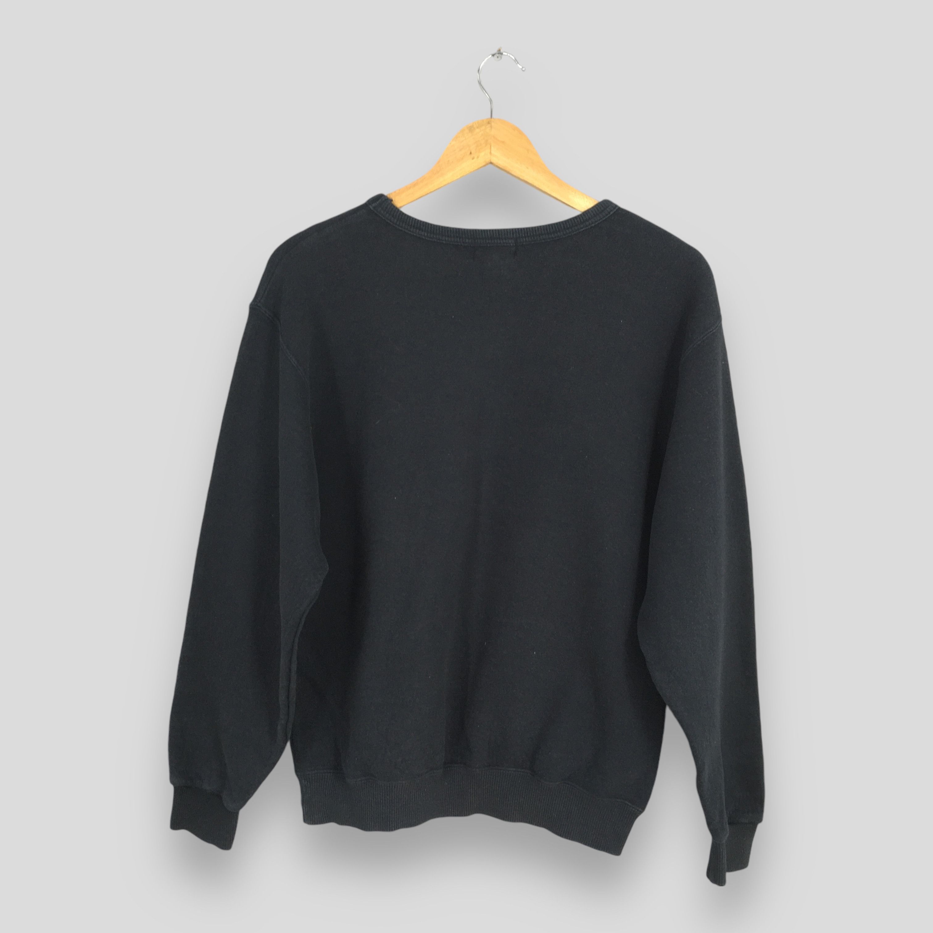 Gianni Valentino × Valentino × Vintage Vintage 90s Gianni Valentino Black Sweatshirt Small Size US S / EU 44-46 / 1 - 6 Thumbnail