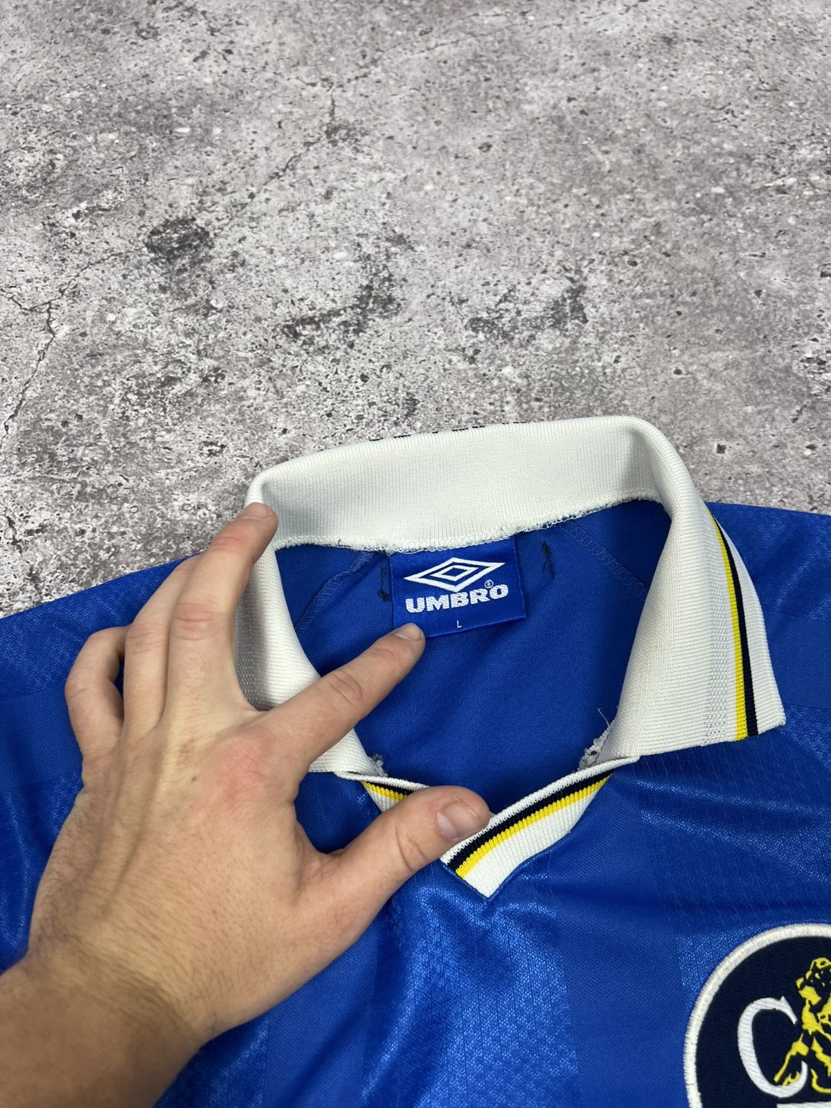 Umbro Vintage Umbro Chelsea 1997/1999 Home Football Shirt Jersey Size US L / EU 52-54 / 3 - 9 Thumbnail