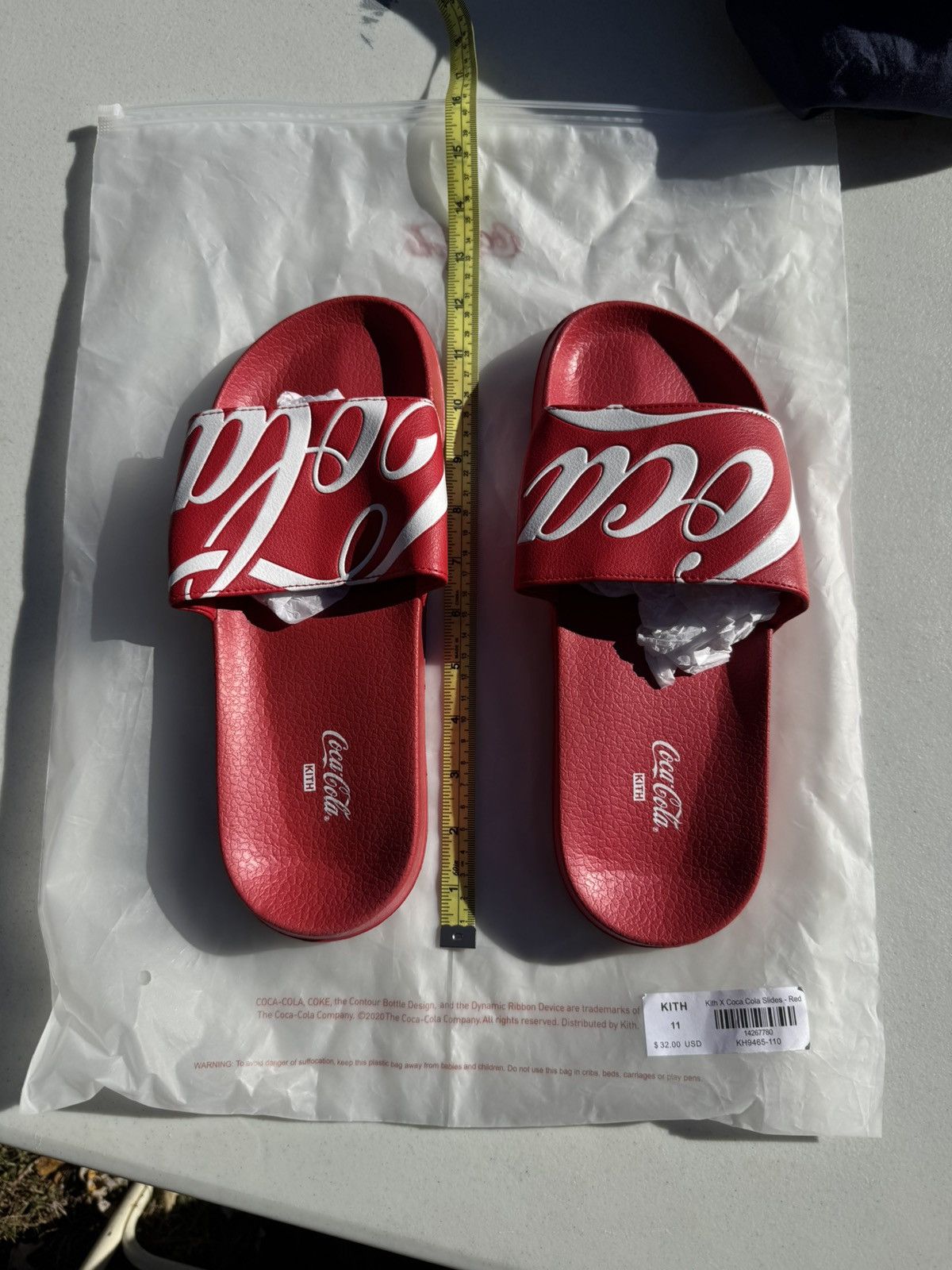 Coca Cola × Kith Kith Coke Red Slides Size US 11 / EU 44 - 5 Thumbnail