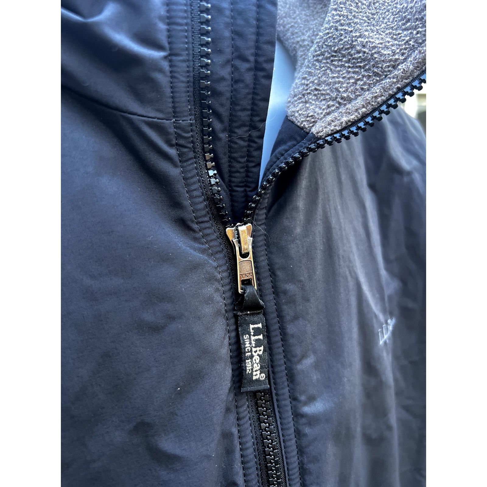 L.L. Bean L.L. Bean Gray Down Jacket Mens Polyester Nylon Shell Size US L / EU 52-54 / 3 - 6 Thumbnail