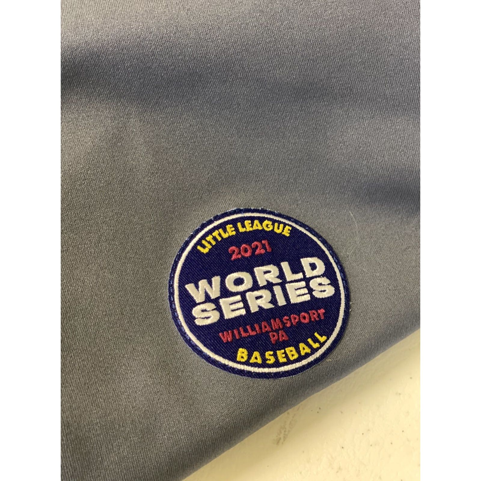 Adidas adidas Mens Baseball Gray Pullover 1/4 Zip Windbreaker Shirt M 1/4 Zip Little League World Series Size US M / EU 48-50 / 2 - 4 Thumbnail