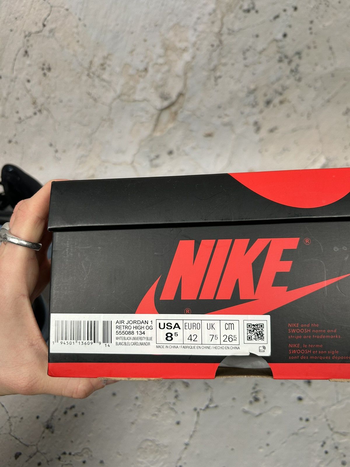 Jordan Brand Jordan 1 Nike Air University Blue Streetwear Sneaker Rare Size US 8.5 / EU 41-42 - 9 Thumbnail