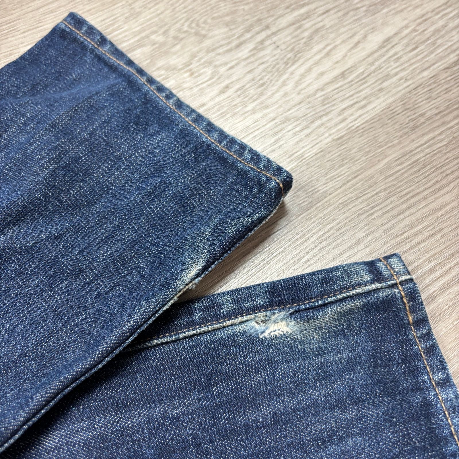 J.Crew J. Crew 770 Kaihara Denim Japanese Straight Leg Jeans 29x32 Size US 29 - 11 Thumbnail