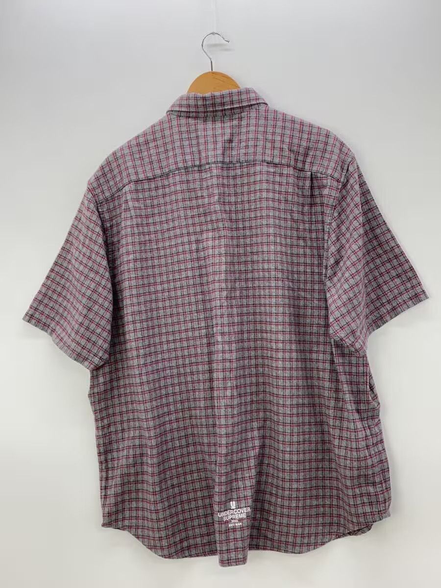 Undercover Supreme Arabic Font Plaid Short Sleeve Button Shirt Size US XL / EU 56 / 4 - 2 Thumbnail