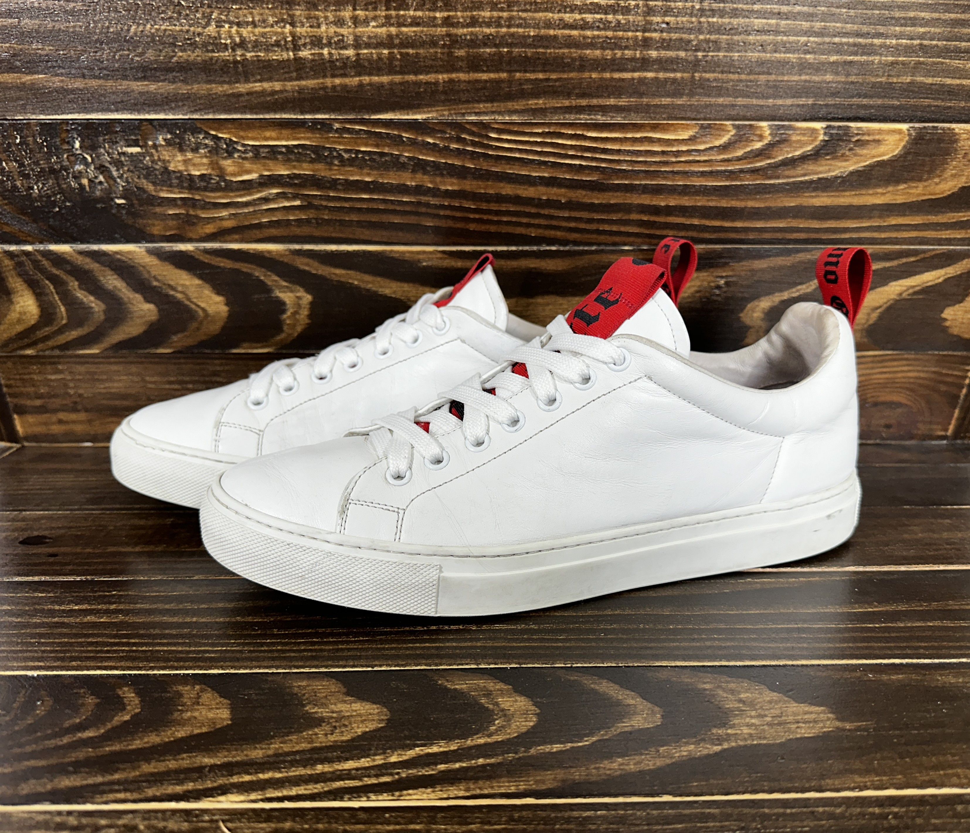 John Galliano John Galliano PARIS Made In Italy Leather Sneakers Luxury Size US 7 / EU 40 - 16 Thumbnail