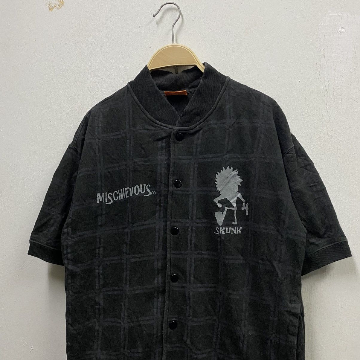 Seditionaries Rare Vintage 90s Mischievous Skunk Plaid Button Emi Nakayama Size US M / EU 48-50 / 2 - 3 Thumbnail