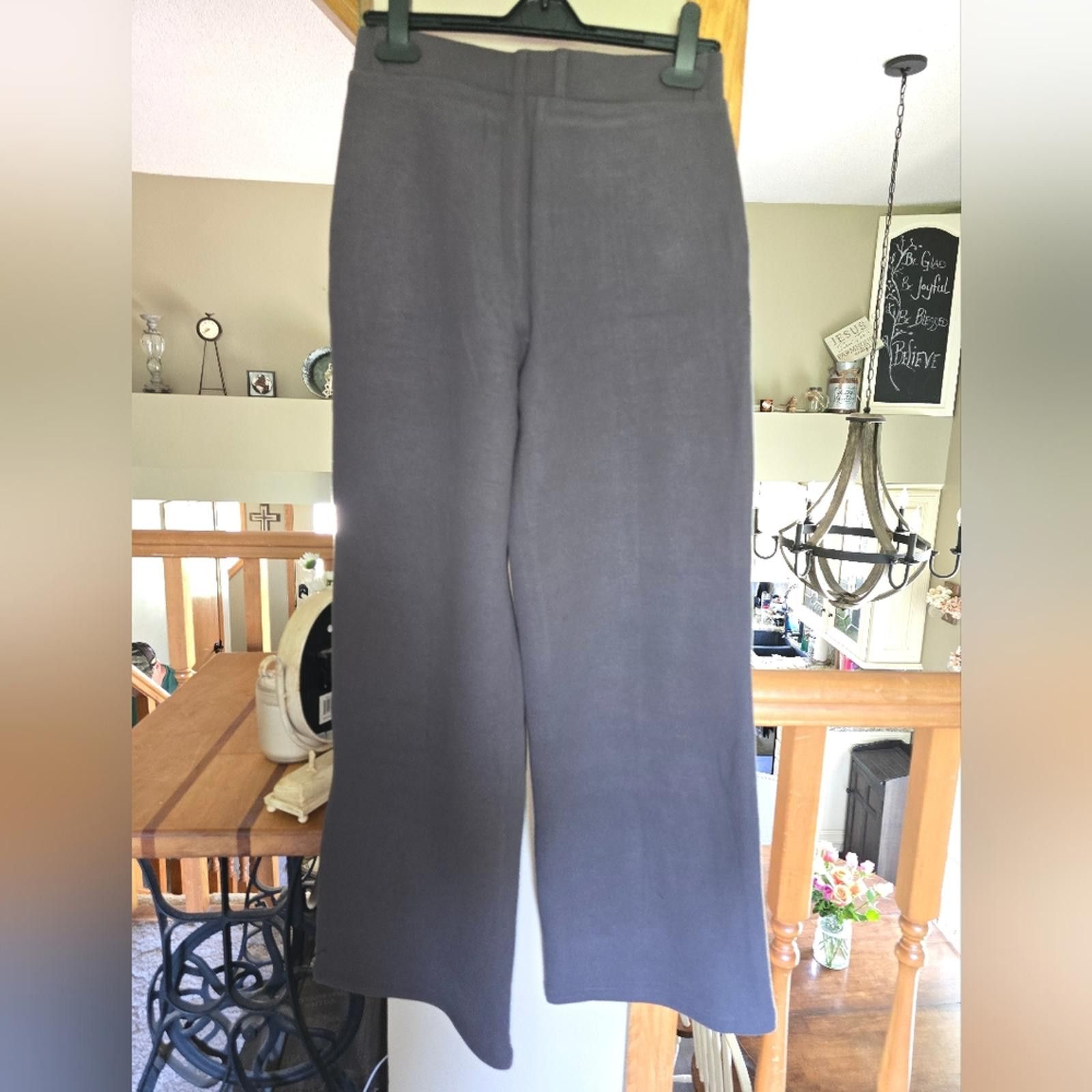 Designer OGL FuzzLuxe High Waisted Straight Leg Pull On Pant Size 28" / US 6 / IT 42 - 2 Thumbnail