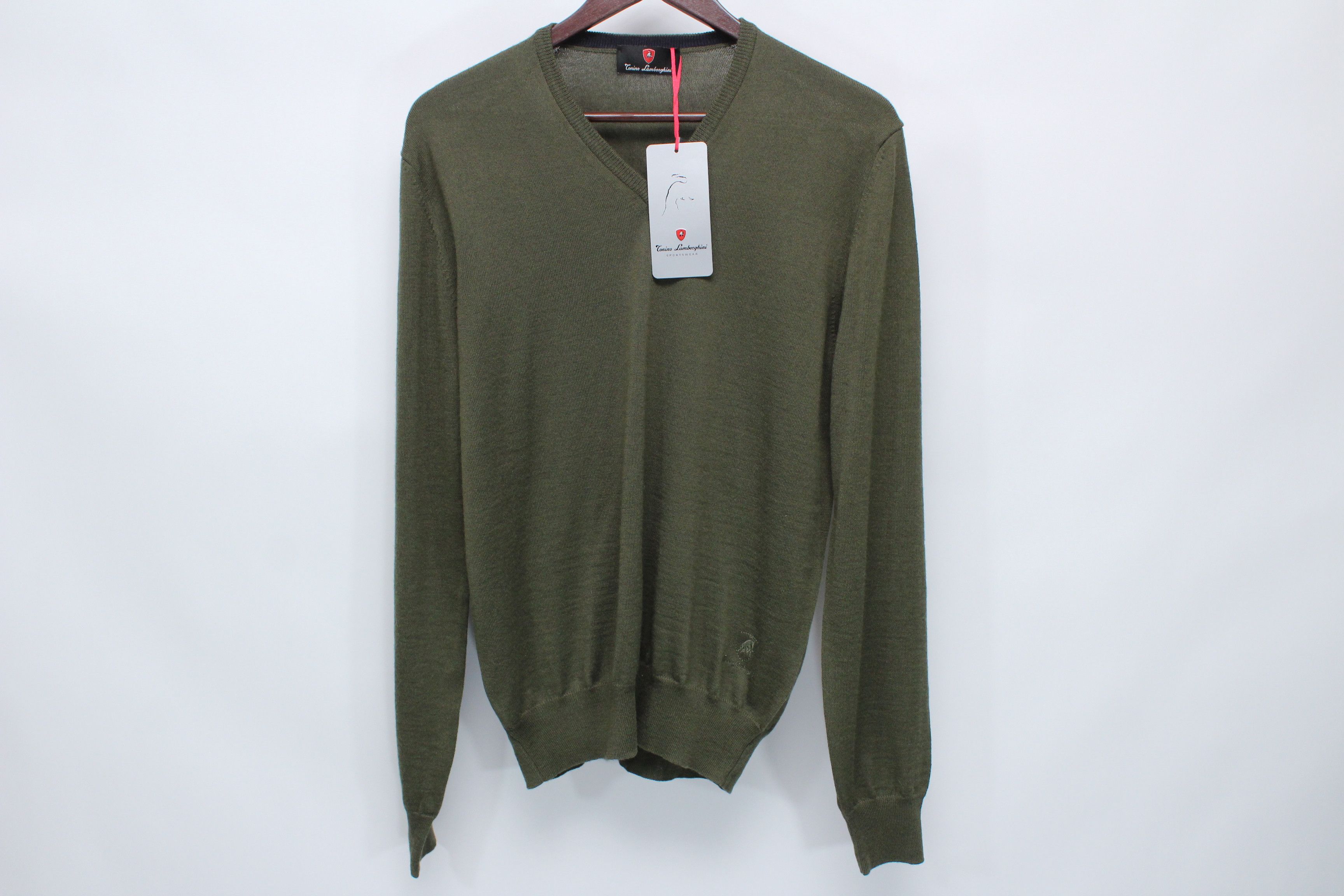 Tonino Lamborghini Tonino Lamborghini Merino Wool Sweater Size 52/L NEW Size US L / EU 52-54 / 3 - 2 Thumbnail