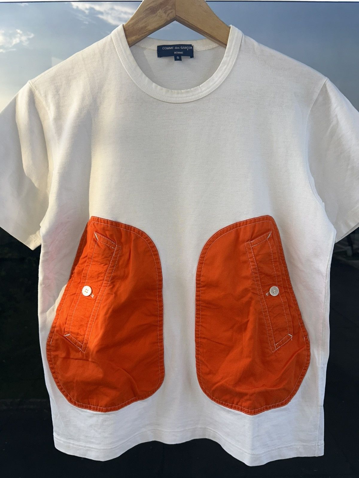 Comme des Garcons AD2015 Comme Des Garcons Rework Patch Pocket T-shirt Size S / US 4 / IT 40 - 2 Thumbnail