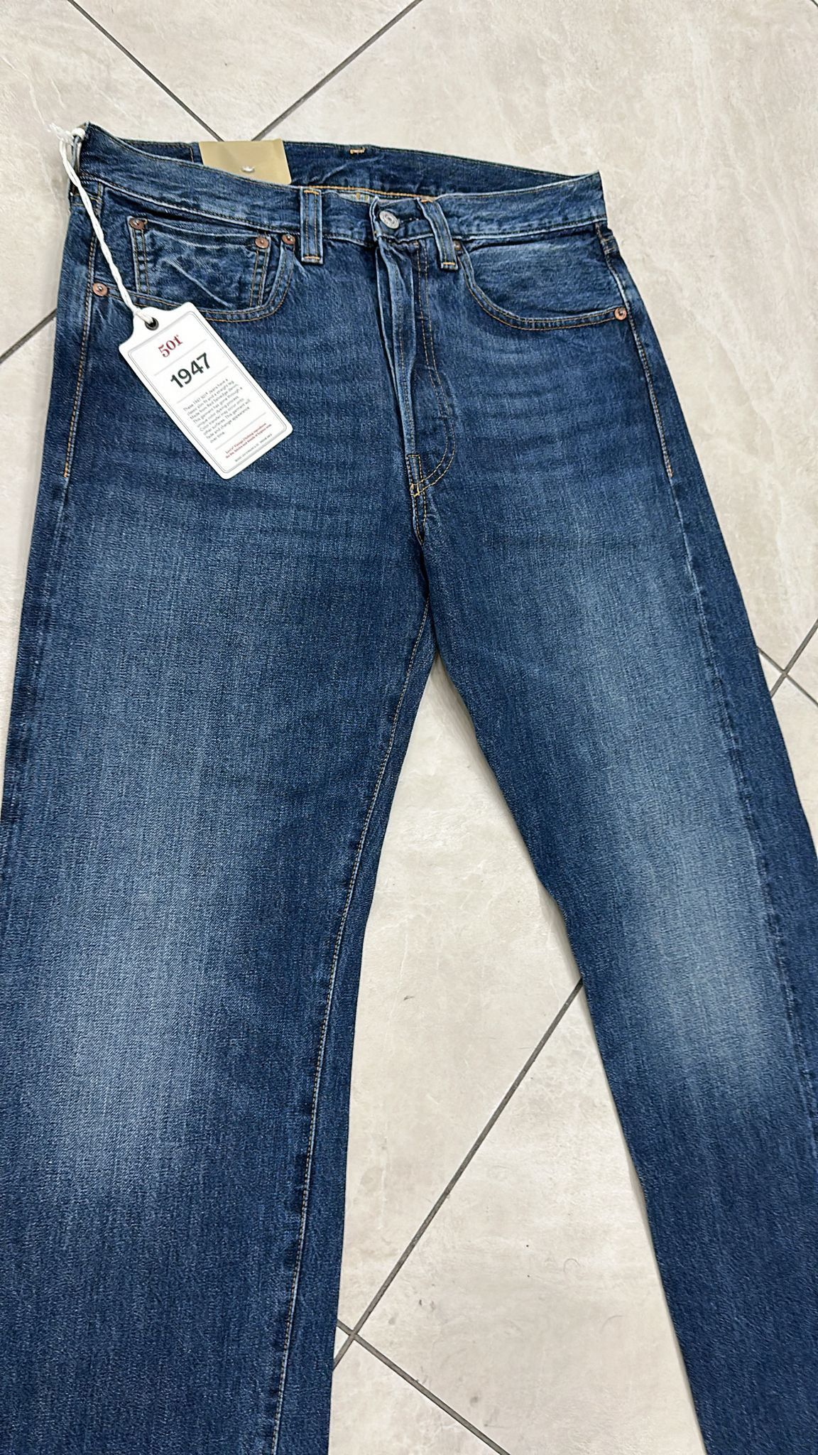 Levi's Vintage Clothing LVC Levi's Vintage Clothing 1947 501XX BigE Selvedge Jeans Size US 32 / EU 48 - 3 Thumbnail