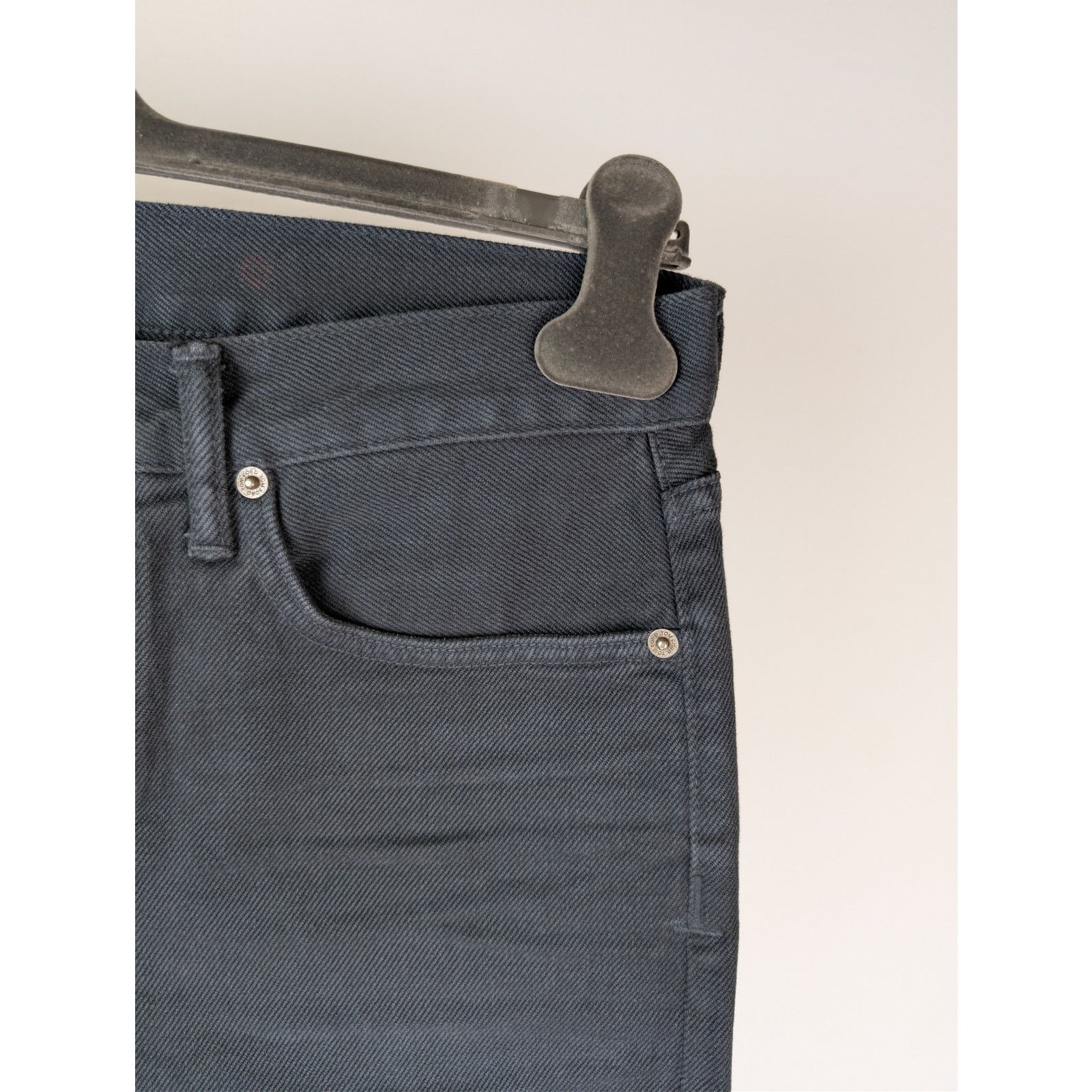Tom Ford o1rshd1 Slim-Fit Denim Jeans in Dark Turquoise Blue Size US 31 - 5 Thumbnail