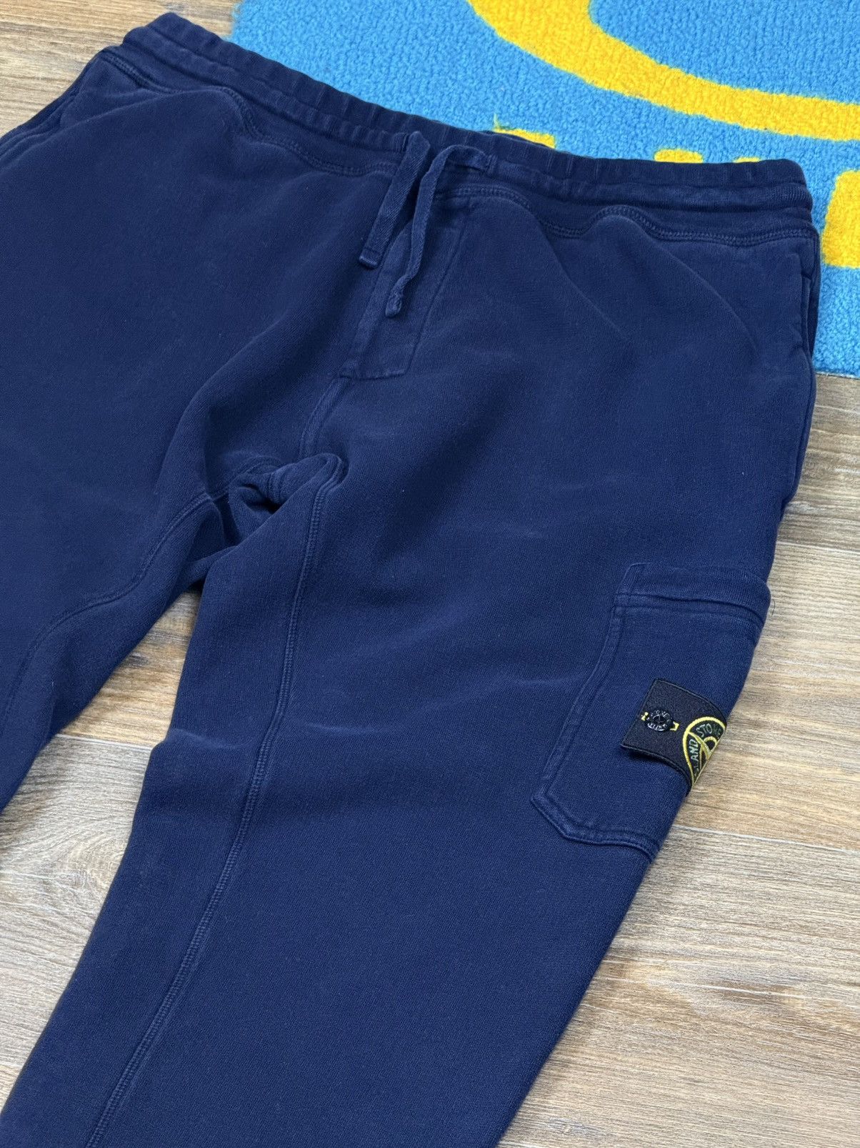 Stone Island Stone Island Blue Cargo Jogger Sweat Pants Size US 34 / EU 50 - 3 Thumbnail