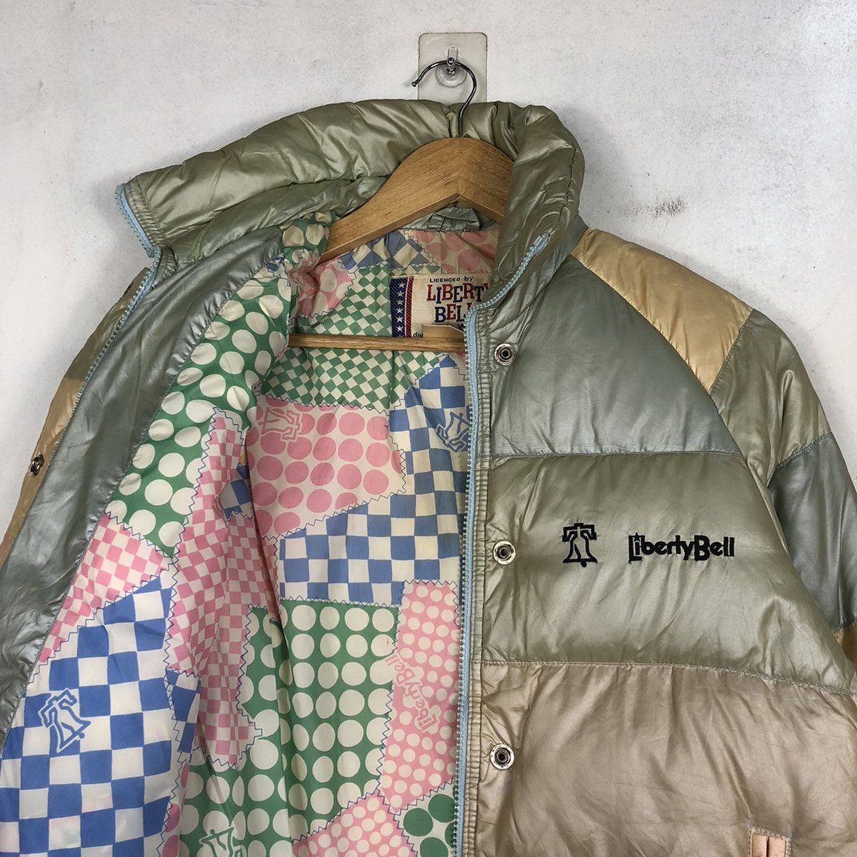 Japanese Brand × Liberty × Vintage 💛SEND OFFER💛VINTAGE LIBERTY BELL PUFFER DOWN JACKET Size M / US 6-8 / IT 42-44 - 10 Thumbnail
