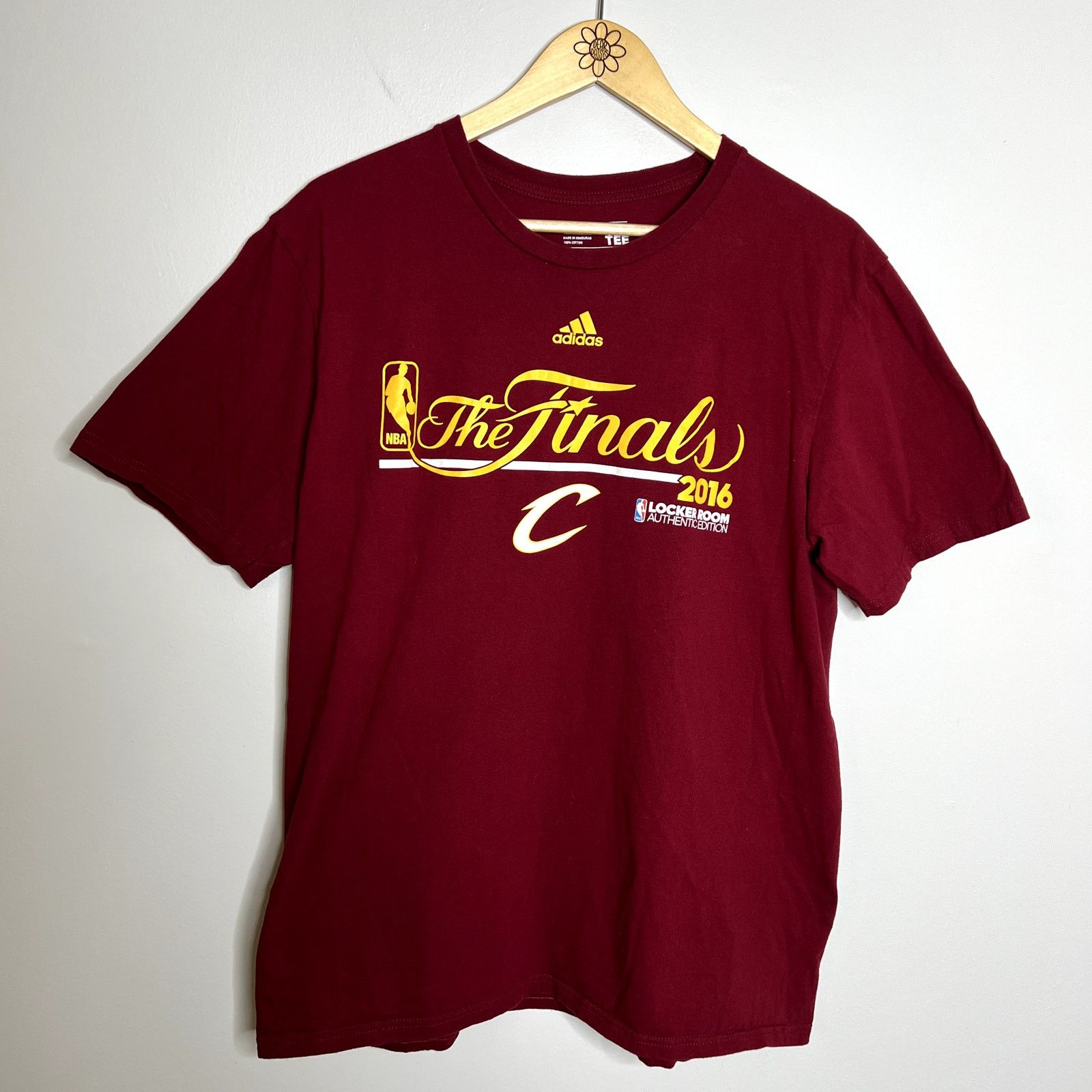 Adidas Adidas NBA Cleveland Cavaliers 2016 Finals Tee Shirt Size US L / EU 52-54 / 3 - 5 Thumbnail