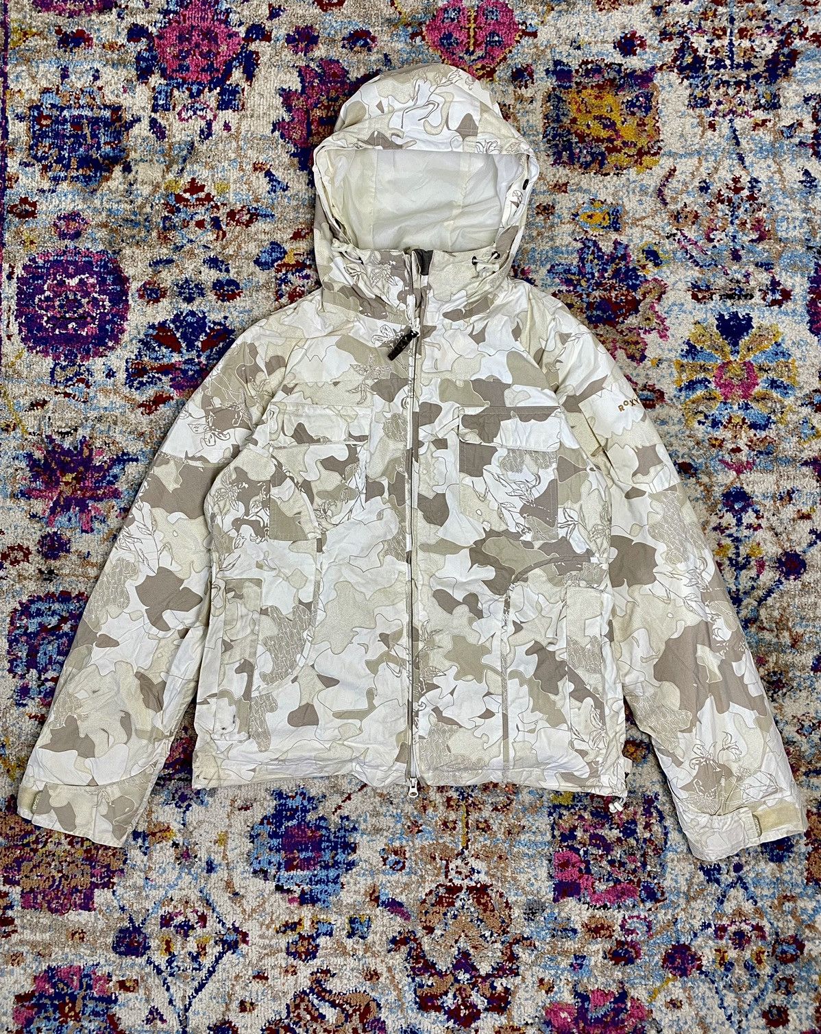 Quiksilver Roxy Utility 5000mm Snowboarding Surf Light Jacket Size XL / US 12-14 / IT 48-50 - 1 Thumbnail