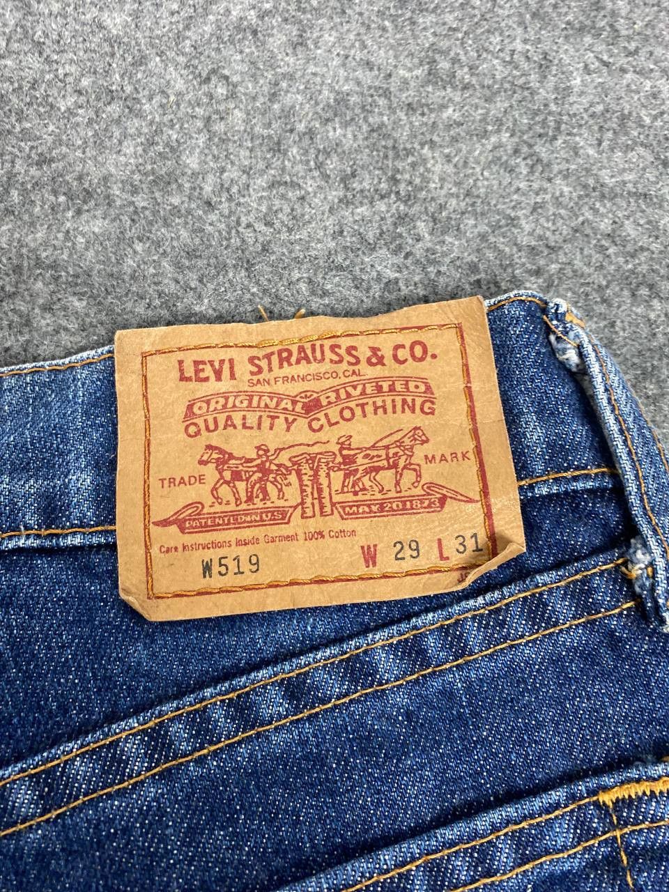 Levi's vintage levis 519 highwaist denim nice design Size US 28 / EU 44 - 5 Thumbnail