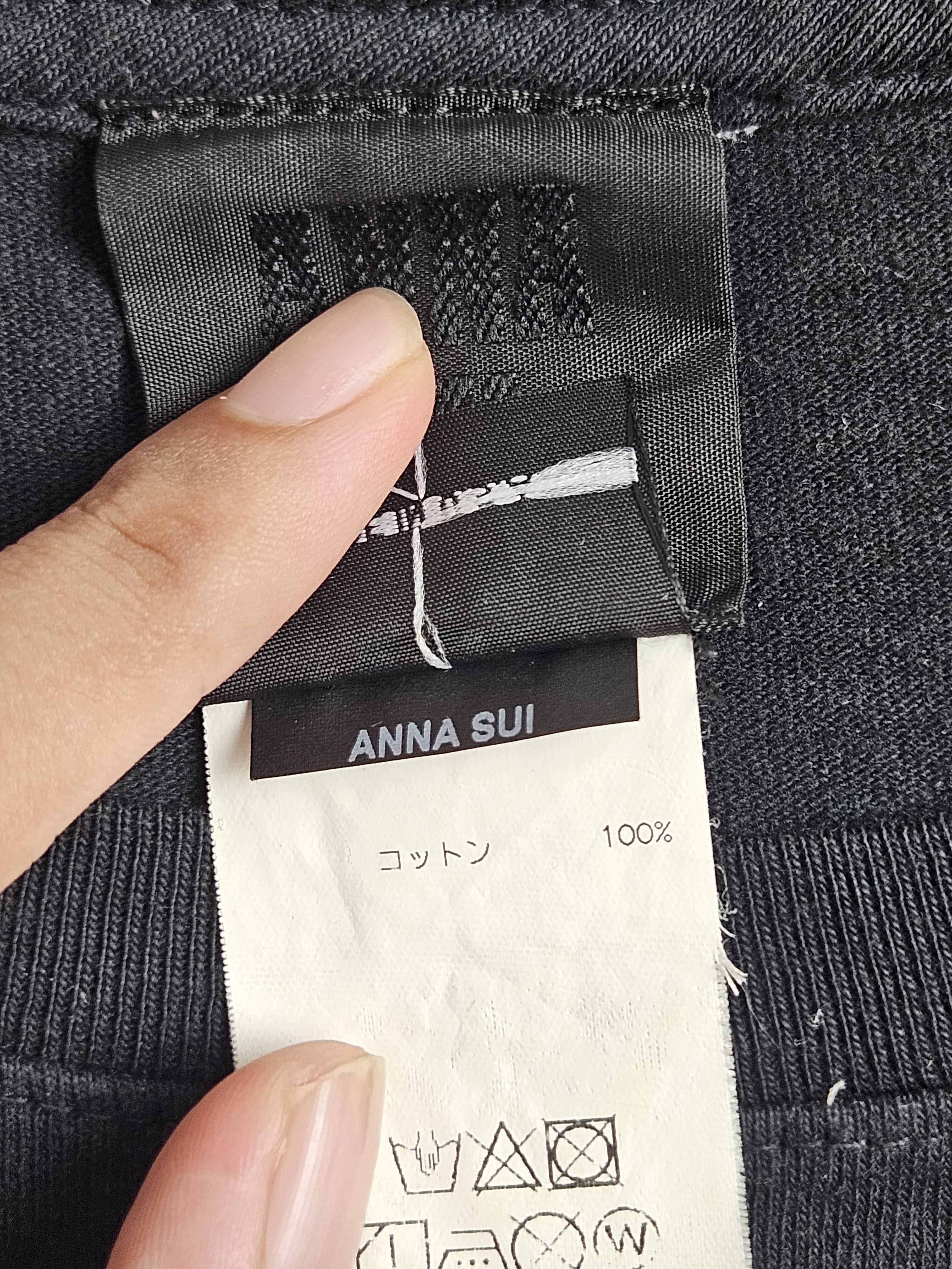 Anna Sui × Vintage Vintage 90s Anna Sui Anarchy logo shirt Size M / US 6-8 / IT 42-44 - 7 Thumbnail