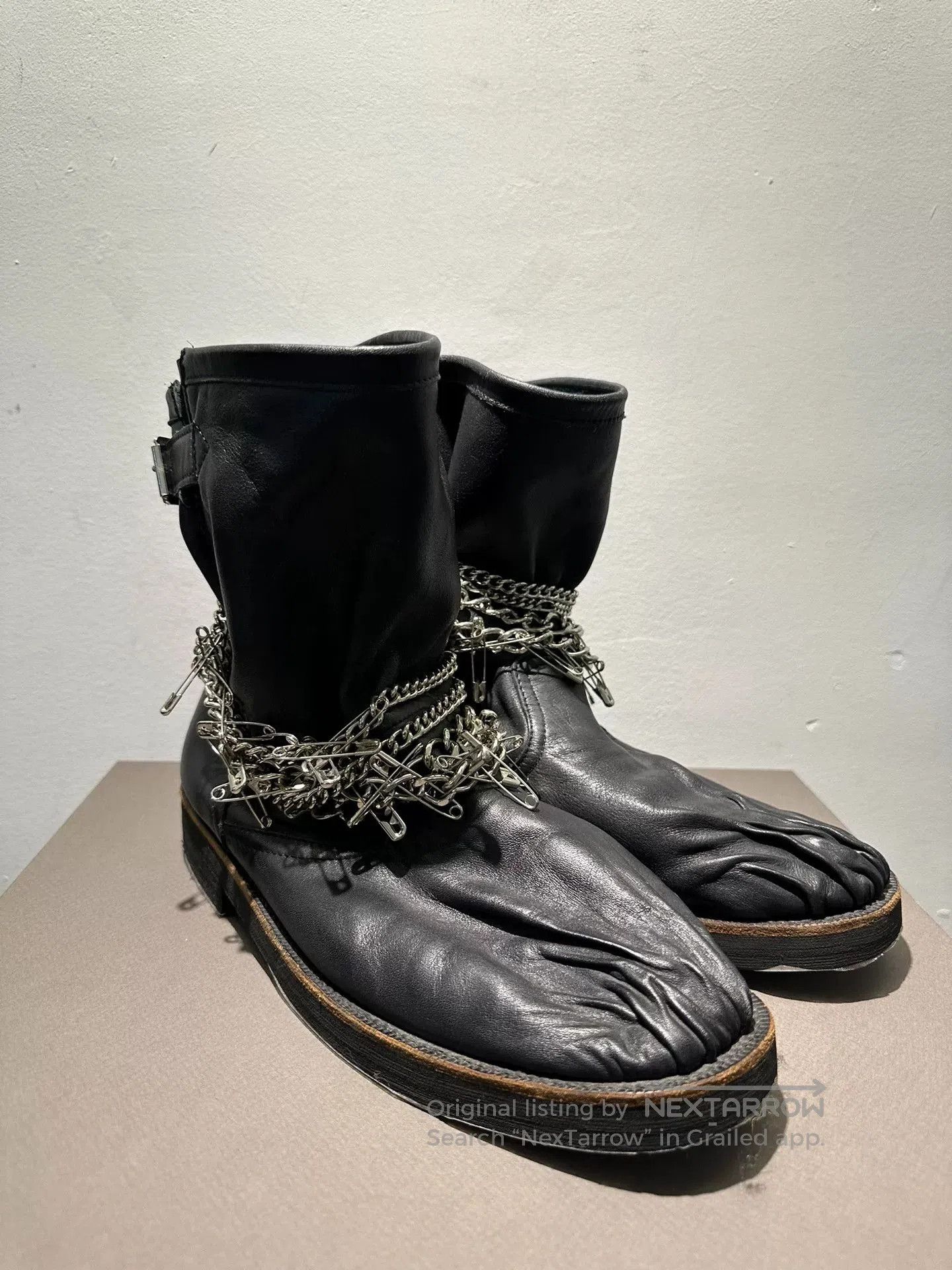 Comme des Garcons Homme Plus comme des garcons chain engineer boots. Size US 7.5 / EU 40-41 - 2 Thumbnail