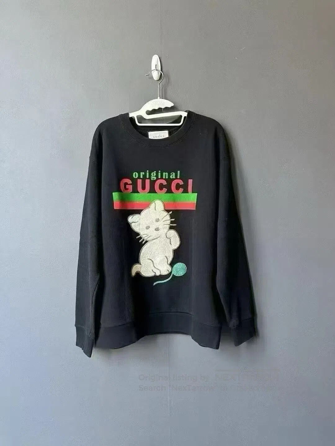 Gucci Guicci Cat Motif Sweatshirt| Size US M / EU 48-50 / 2 - 1 Thumbnail