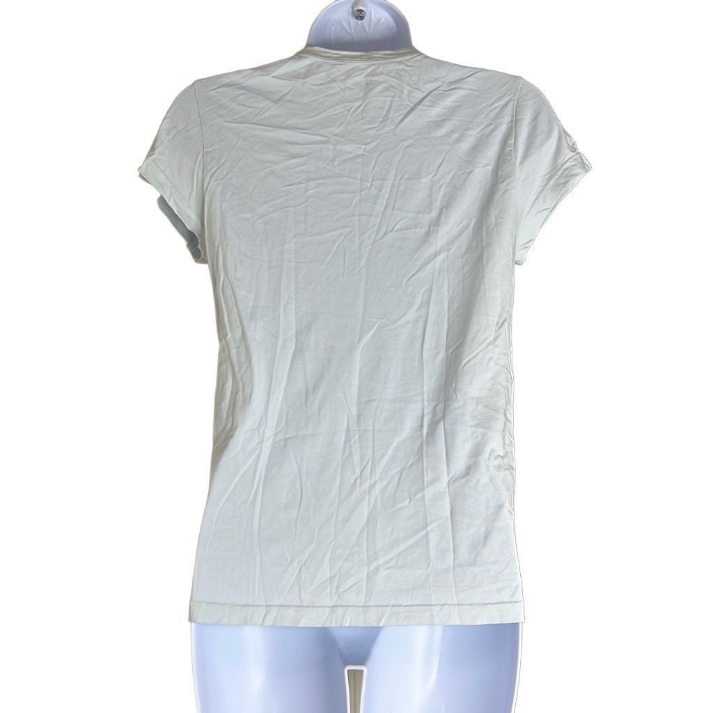 Marine Layer Marine Layer Womens XS Crewneck Tee T Shirt Light Blue Green Size XS / US 0-2 / IT 36-38 - 2 Thumbnail