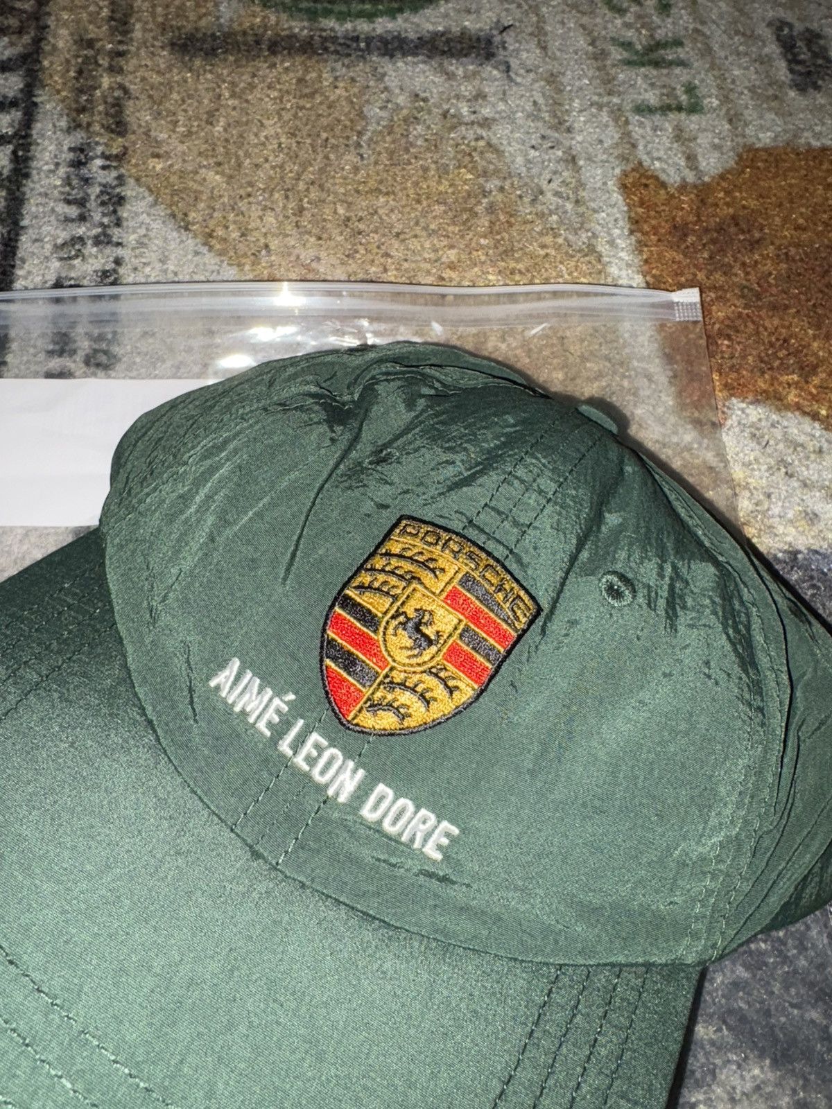 エメレオンドレ　ポルシェ　ナイロンキャップ Aime Leon Dore × Porsche Design ALD / Porsche Nylon Logo Hat | Grailed