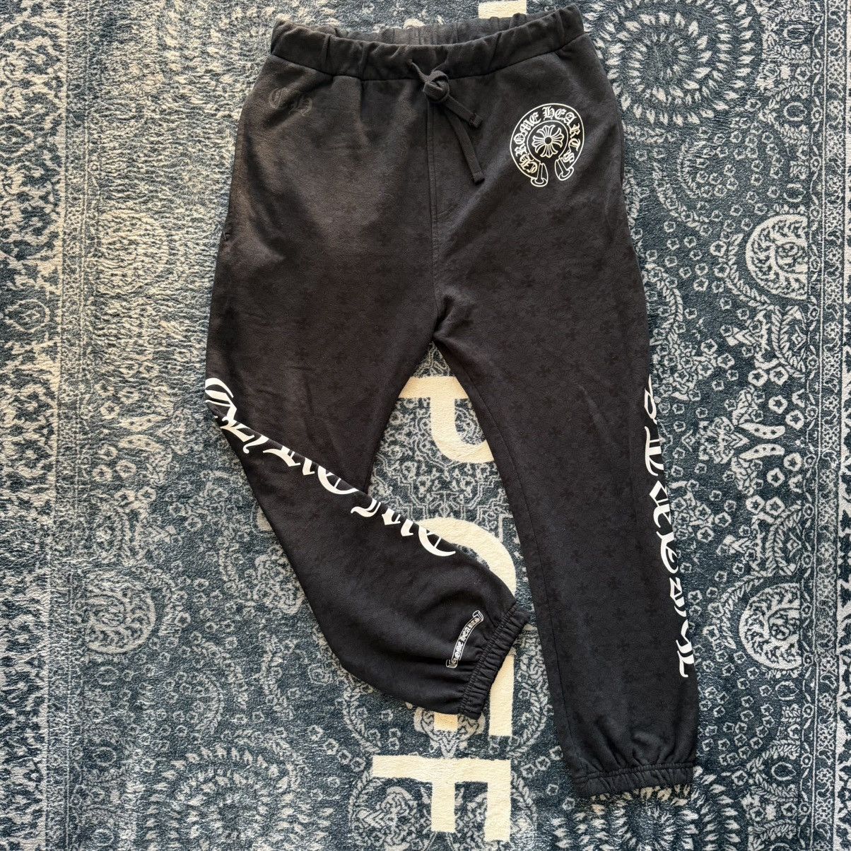 Chrome Hearts Chrome Hearts Monogram Horseshoe Logo Thermal Sweatpants Size US 32 / EU 48 - 3 Thumbnail