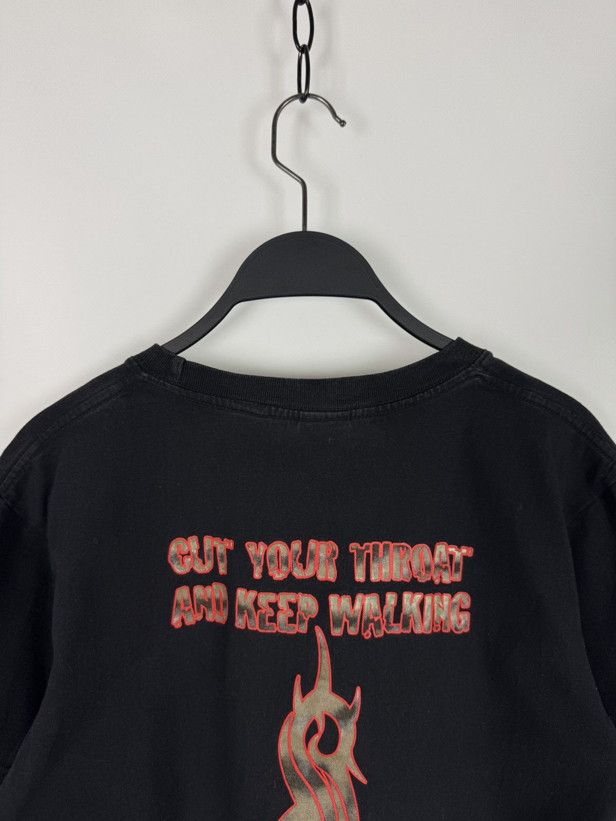 Band Tees Y2K Faded Slipknot Cut Your Throat And Keep Walking T-Shirt Size US S / EU 44-46 / 1 - 8 Thumbnail