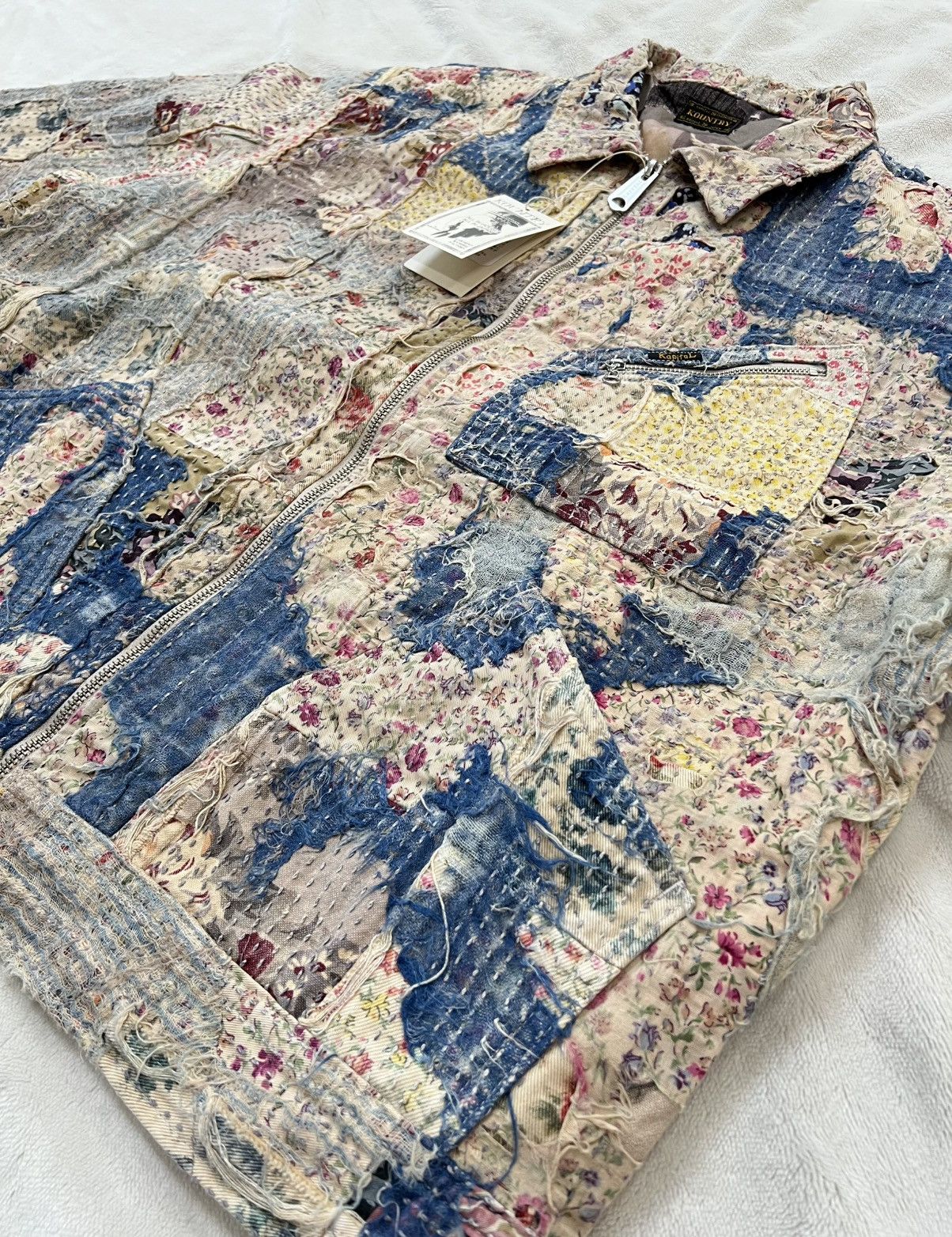 Kapital Kapital Champetre Boro Zip Up Blouson (Virgin Mary) Size US M / EU 48-50 / 2 - 10 Thumbnail