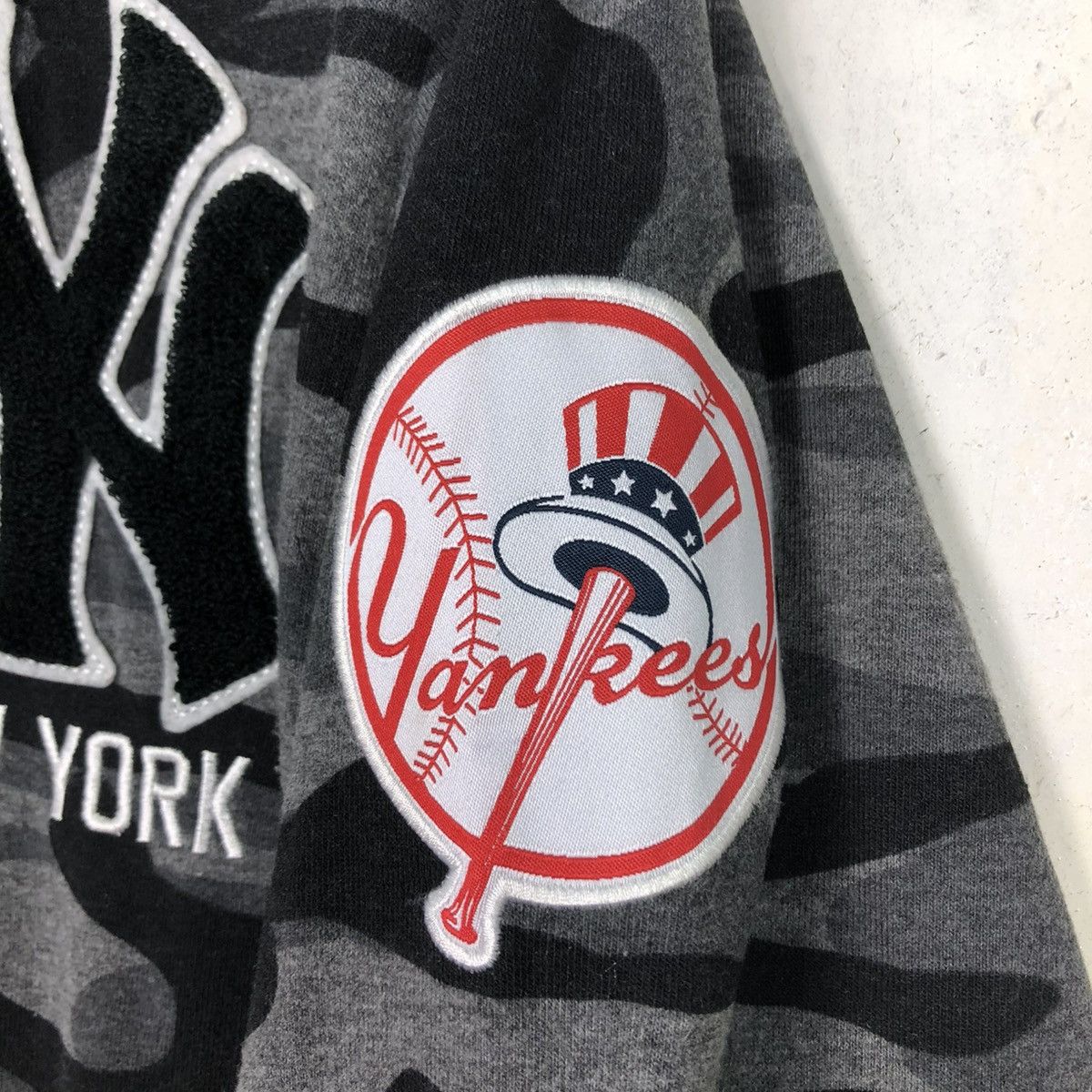 MLB 🔥VINTAGE BOMBER JACKET NY MLB BIG LOGO STREETWEAR Size US M / EU 48-50 / 2 - 22 Thumbnail