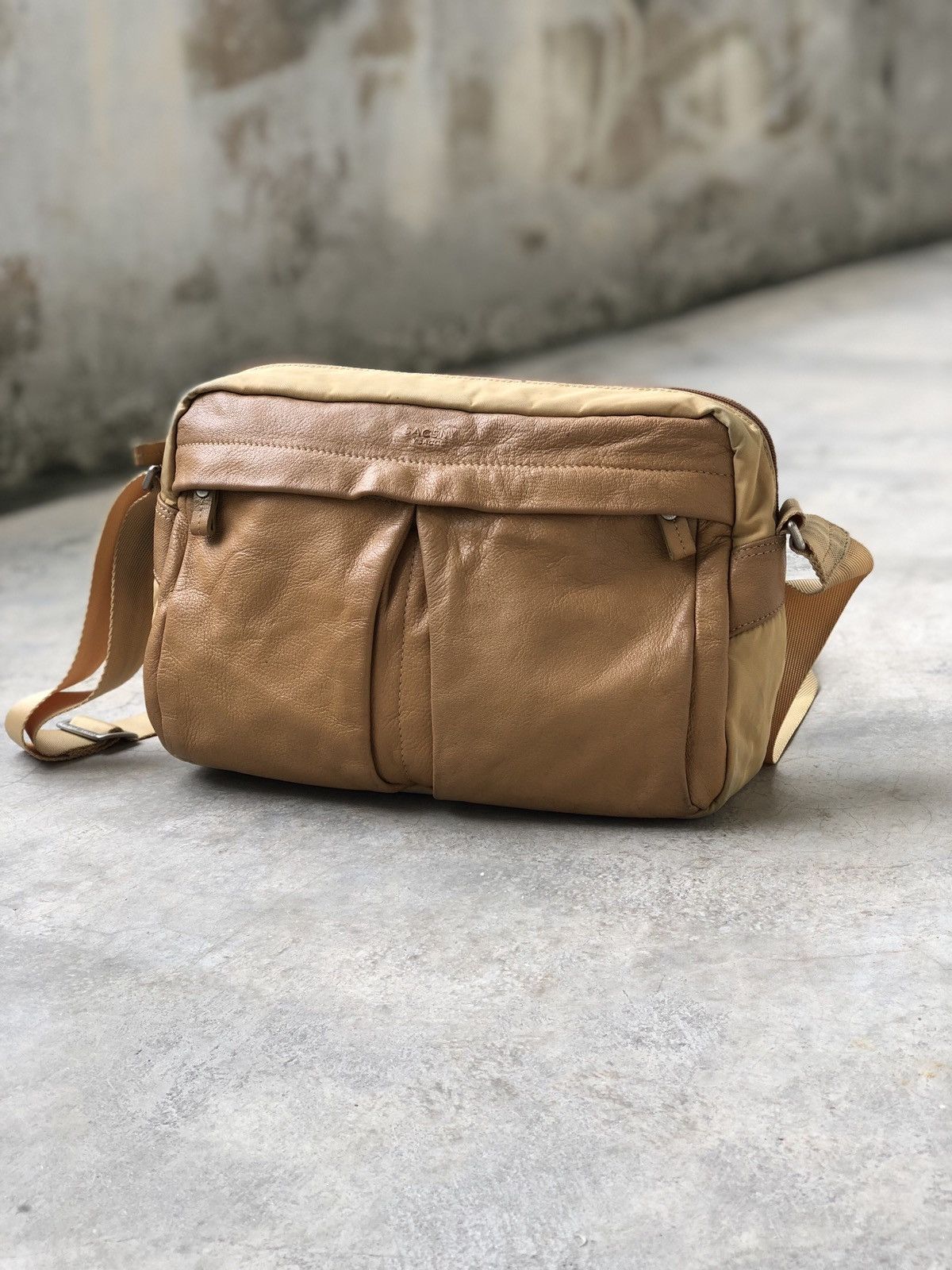 Y's for Men Sacsny Y’saccs By Yohji Yamamoto Front Leather Shoulder Bag Size ONE SIZE - 1 Thumbnail