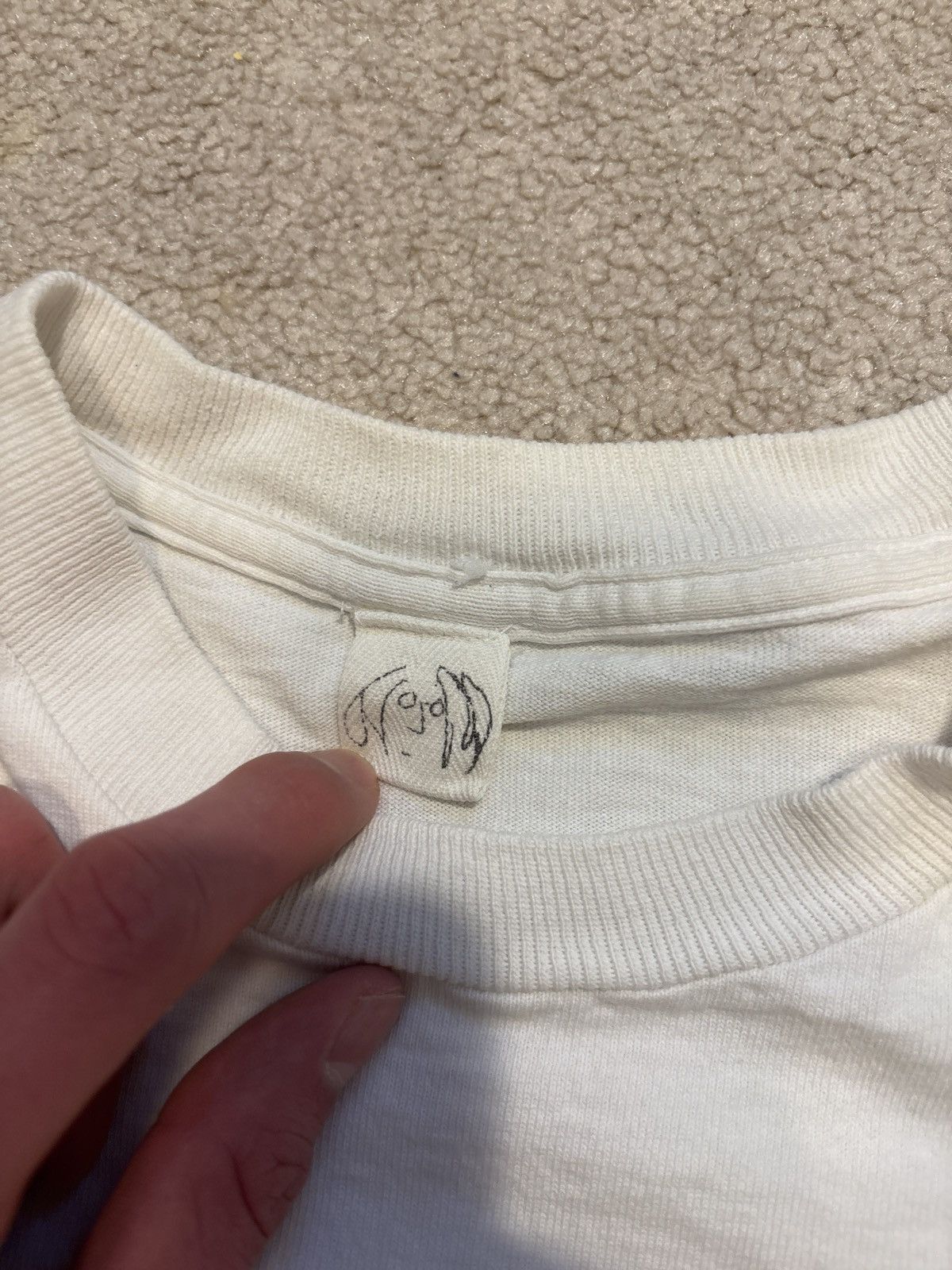 Vintage VERY RARE 90’s John Lennon Music Note Tee Size US M / EU 48-50 / 2 - 2 Thumbnail