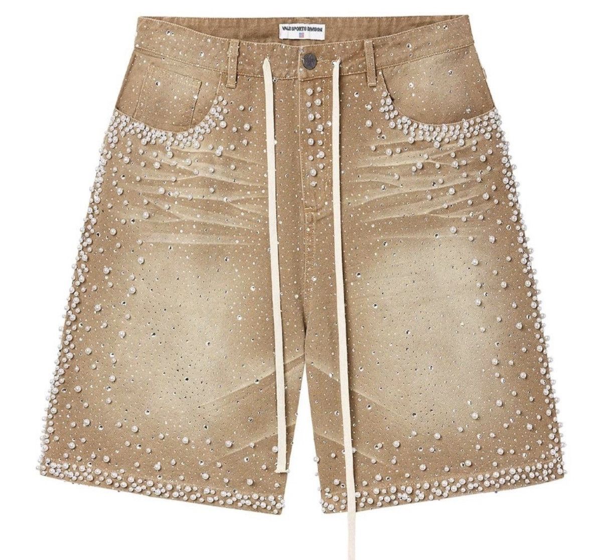 Vale Vale Forever Sand Storm Jorts 'Tan' Size US 36 / EU 52 - 1 Thumbnail