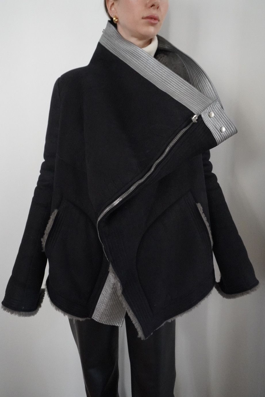 Rick Owens Rick Owens Foldover Jacket Size S / US 4 / IT 40 - 2 Thumbnail