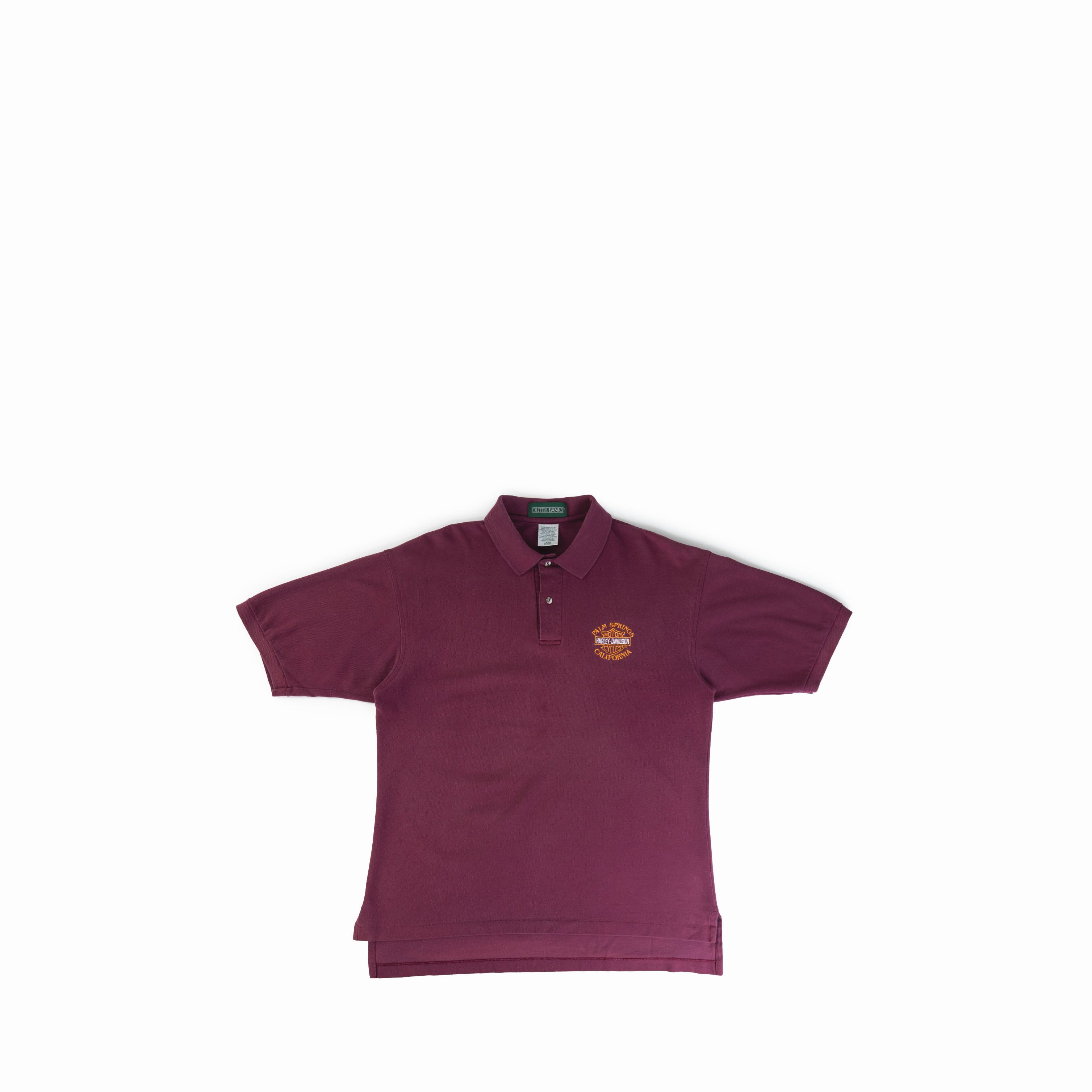 Harley Davidson Vintage 1990's Harley Davidson Palm Springs Polo Shirt Size US L / EU 52-54 / 3 - 1 Thumbnail