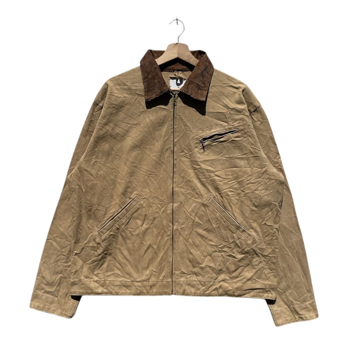 RARE🔥 Vintage Jacket With A Worn Disstressed Look Fashion