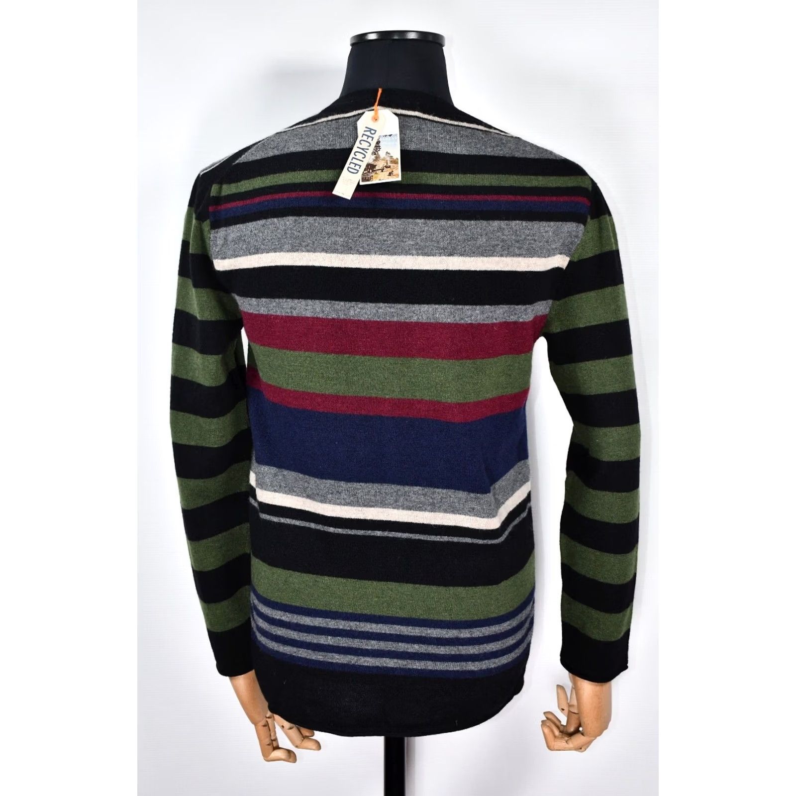 Nudie Jeans Nudie Jeans Pullover Sweater Striped Wool Men's Size S Knit Crew Neck Casual Multicolor Winter Spring Size US S / EU 44-46 / 1 - 6 Thumbnail