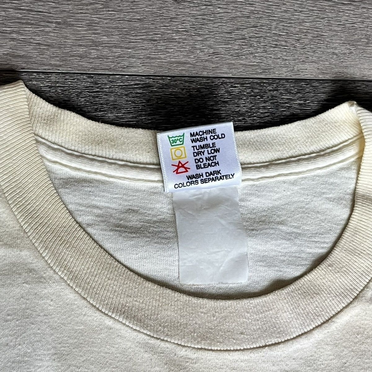 Prince Vintage 1990s Prince Tennis Graphic Logo Tee Shirt Off White Size US XL / EU 56 / 4 - 6 Thumbnail