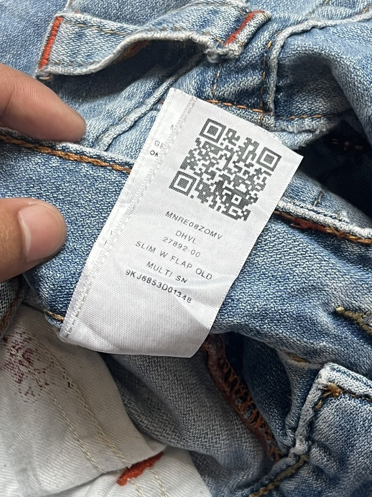 True Religion VTG True Religion Blue Slim Multi SN Size US 30 / EU 46 - 5 Thumbnail