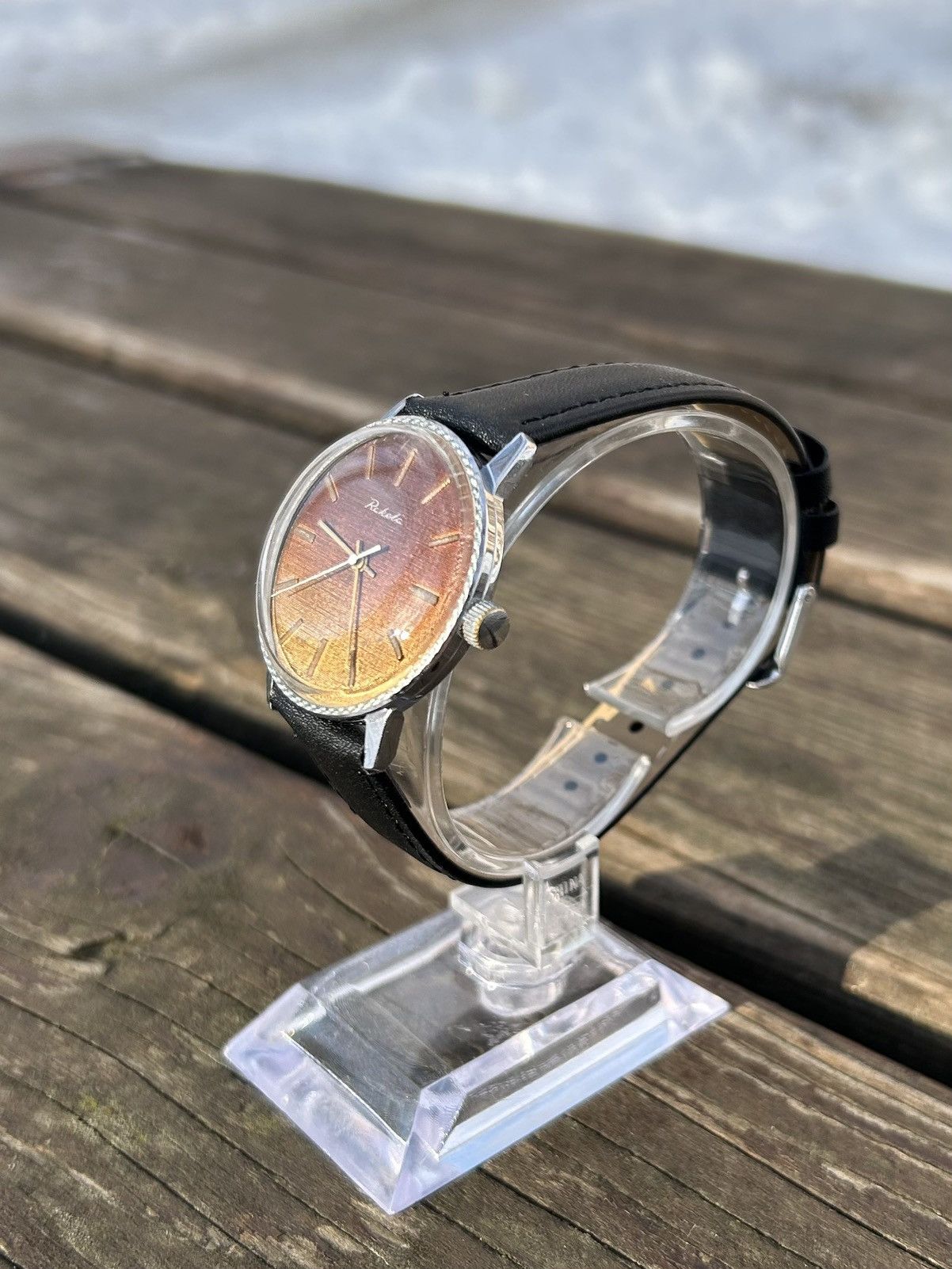 Vintage Vintage Watch Soviet USSR Mechanical Raketa Hand Winding Size ONE SIZE - 7 Thumbnail