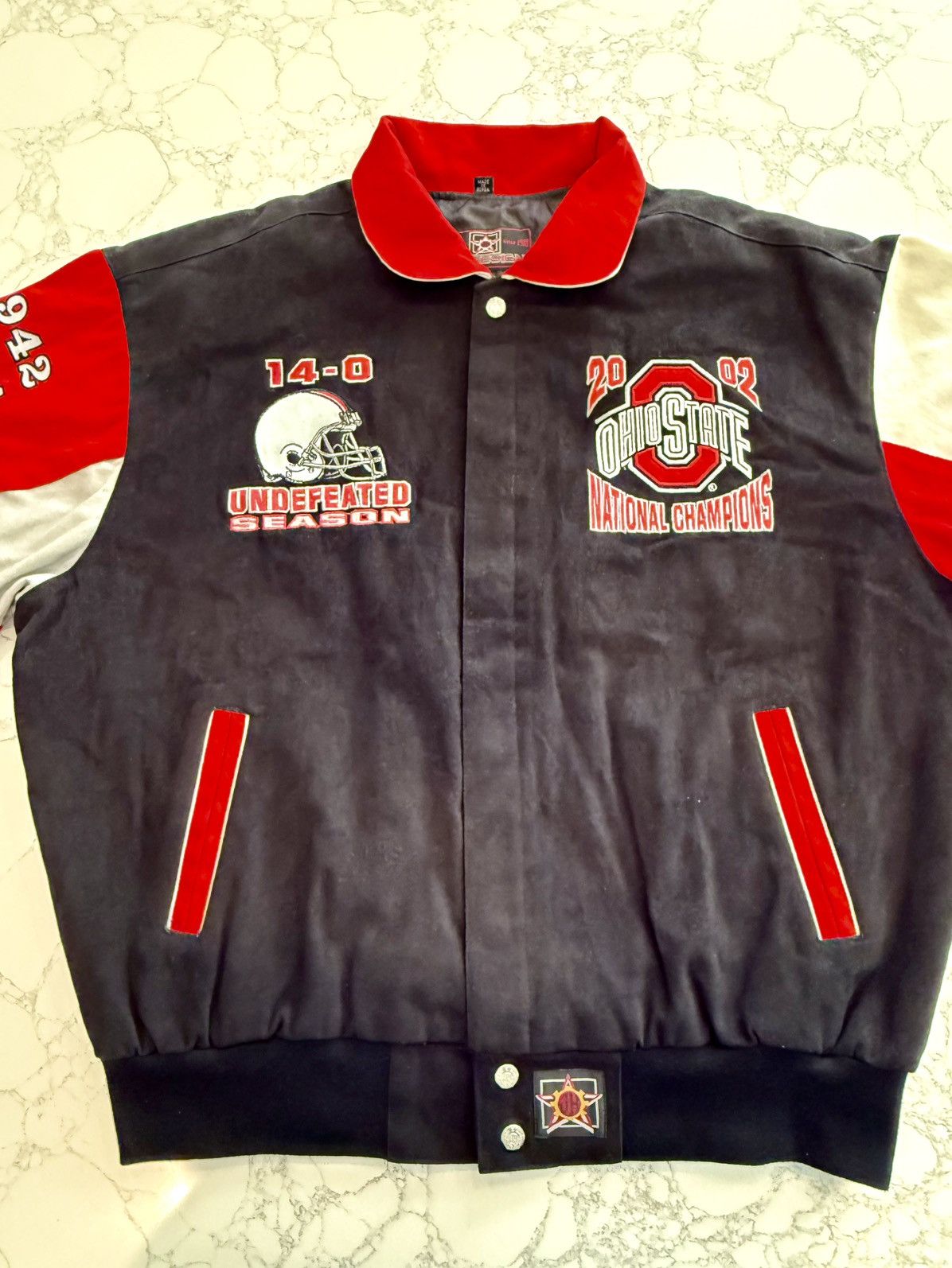 Jeff Hamilton Jeff Hamilton Ohio State Buckeyes Champion Varsity Jacket Size US XL / EU 56 / 4 - 2 Thumbnail